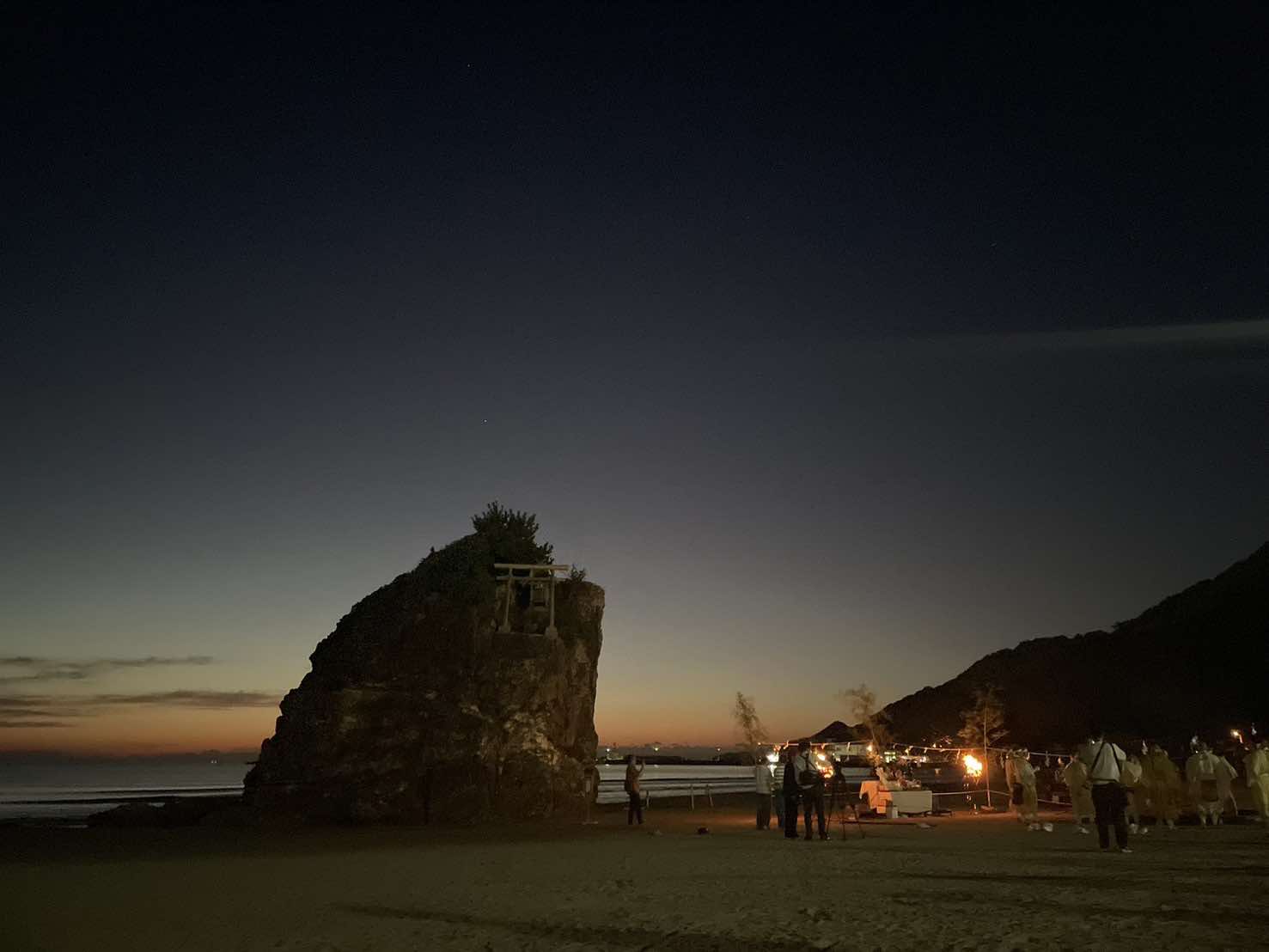 近隣の施設　稲佐の浜(徒歩２４分)