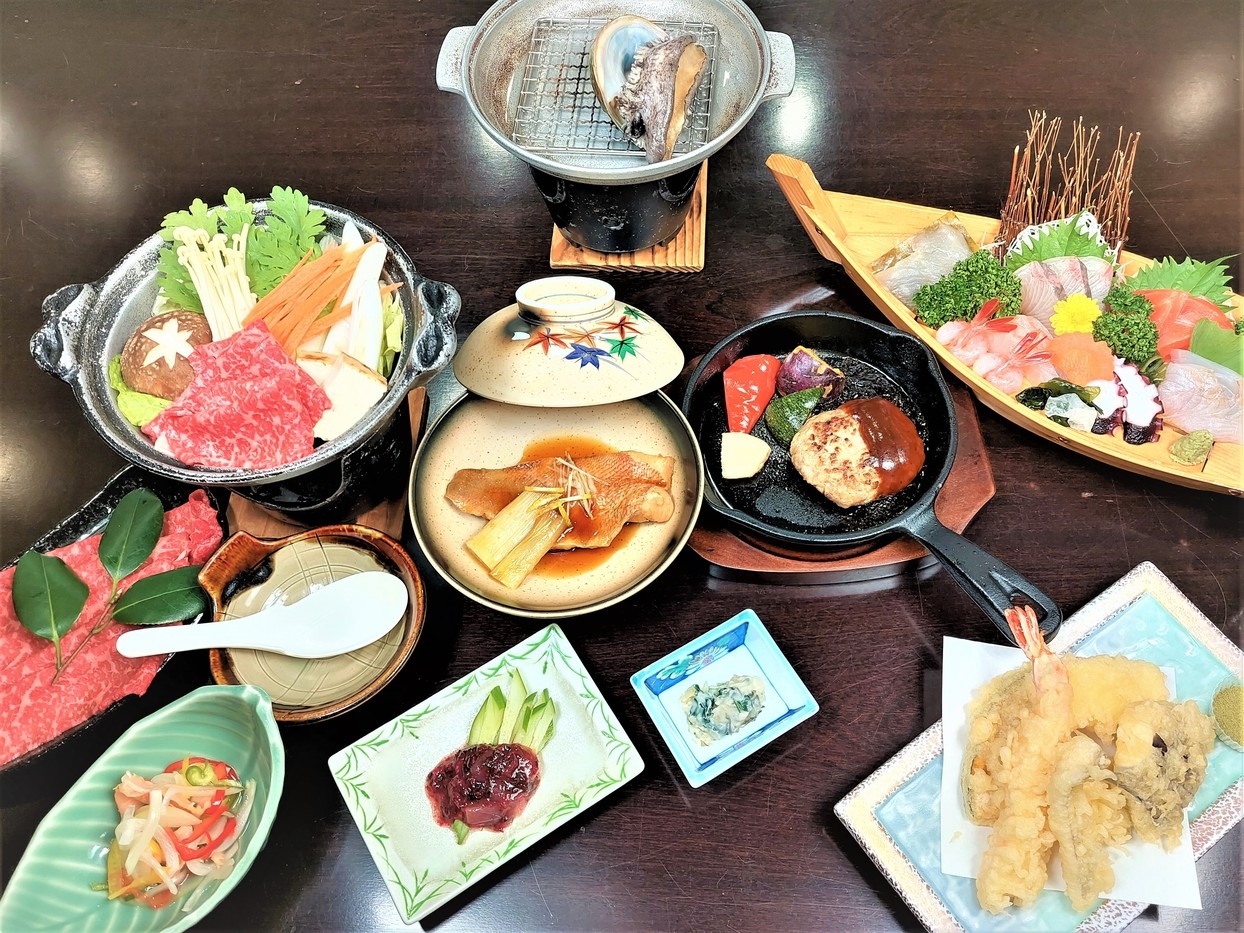 （1泊2食付）能登のブランド肉＆旬の新鮮な魚介類を【和食】で満喫！※旅行割対象外プラン