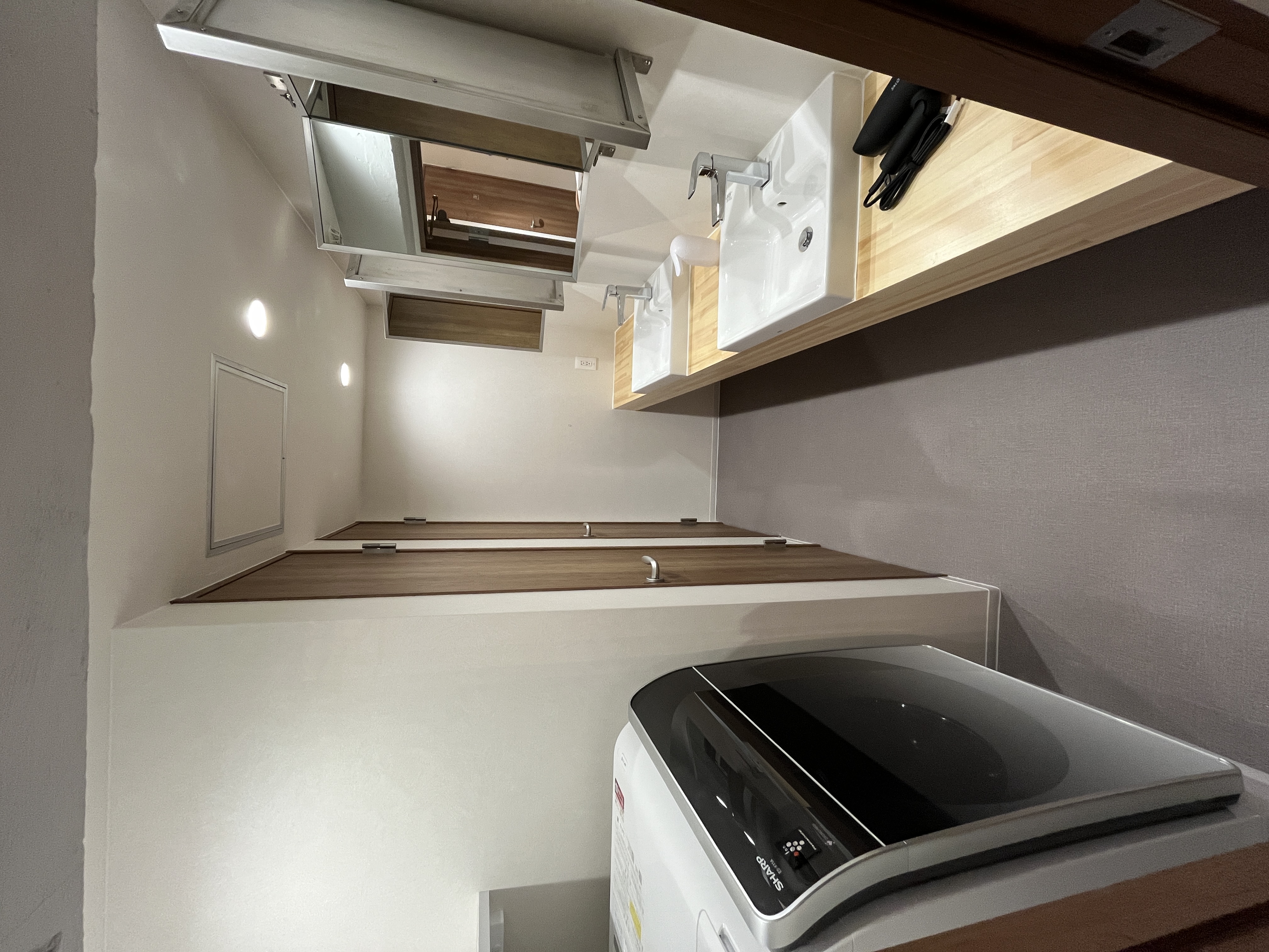 2F洗面所、洗濯機