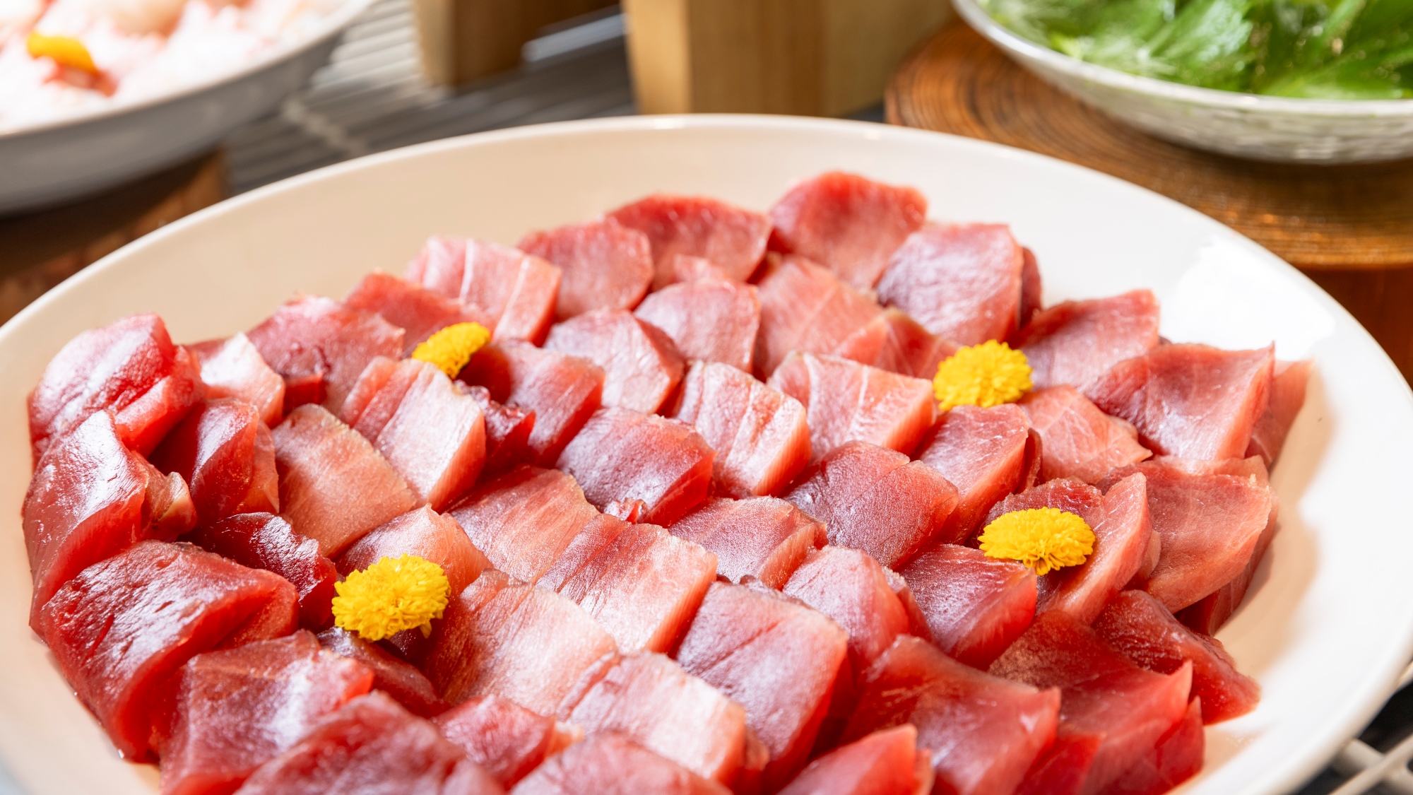 本館夕食バイキングの一例