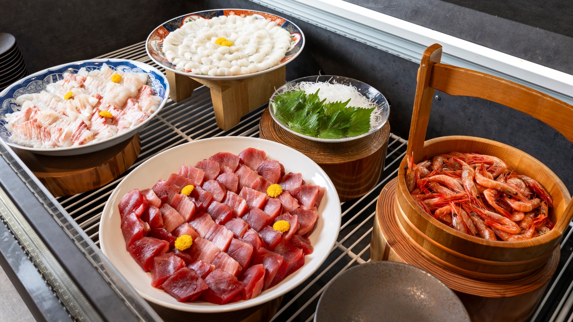 本館夕食バイキングの一例