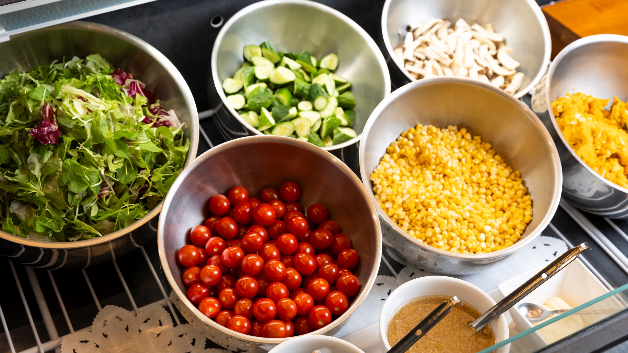 本館朝食バイキングの一例