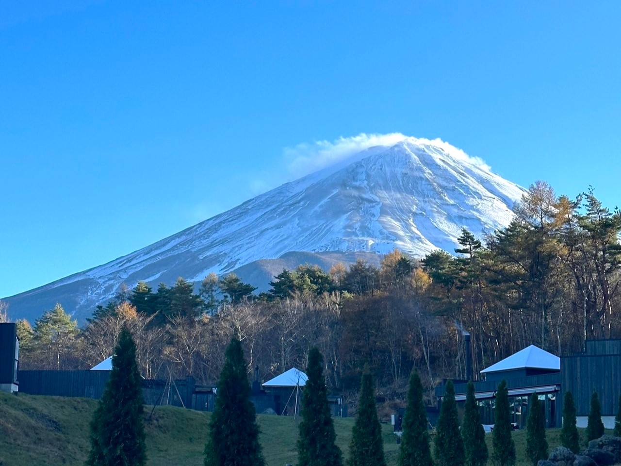 富士山　冬