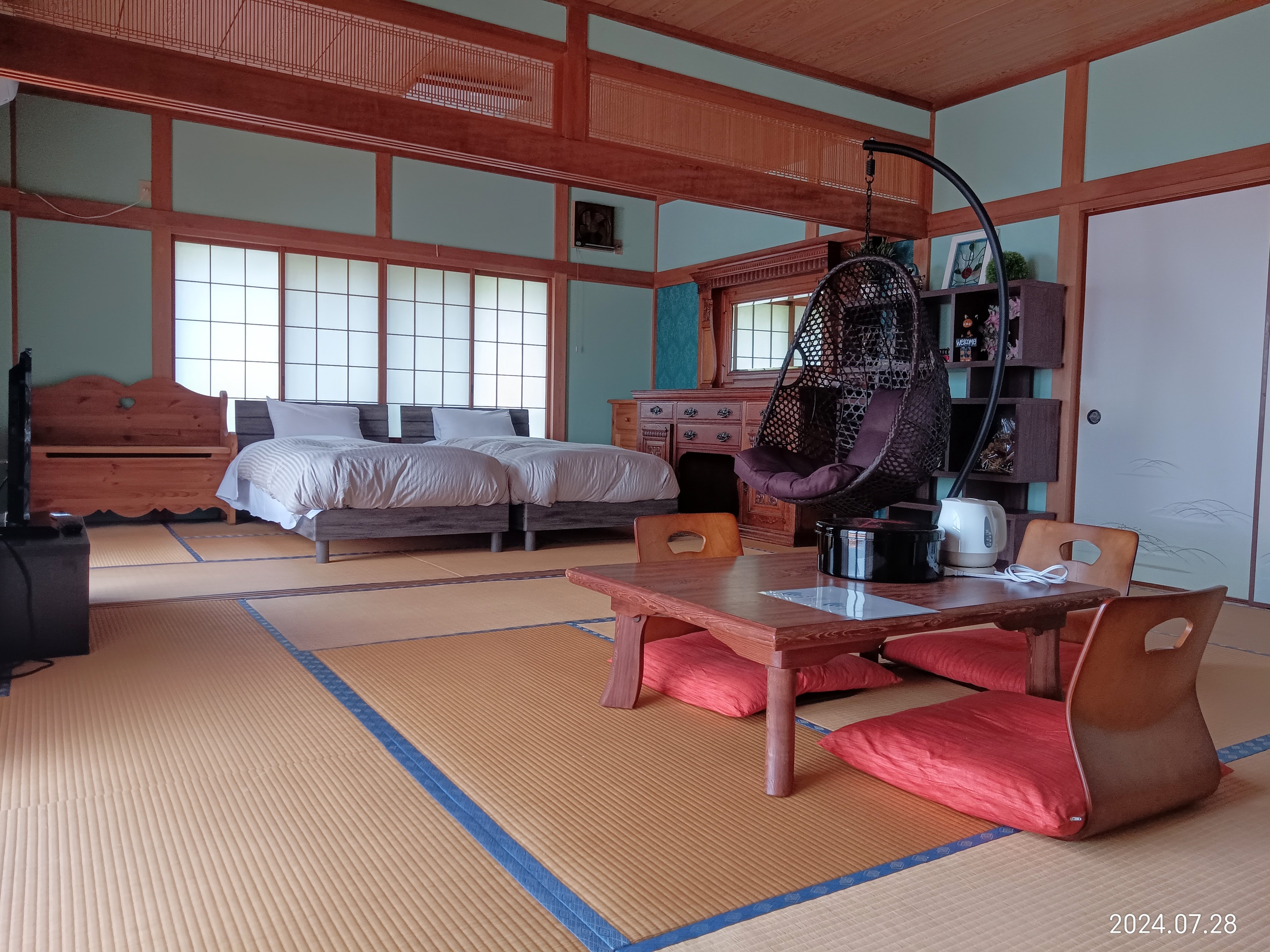 3階和洋室オーシャンビュー広いテラス付き