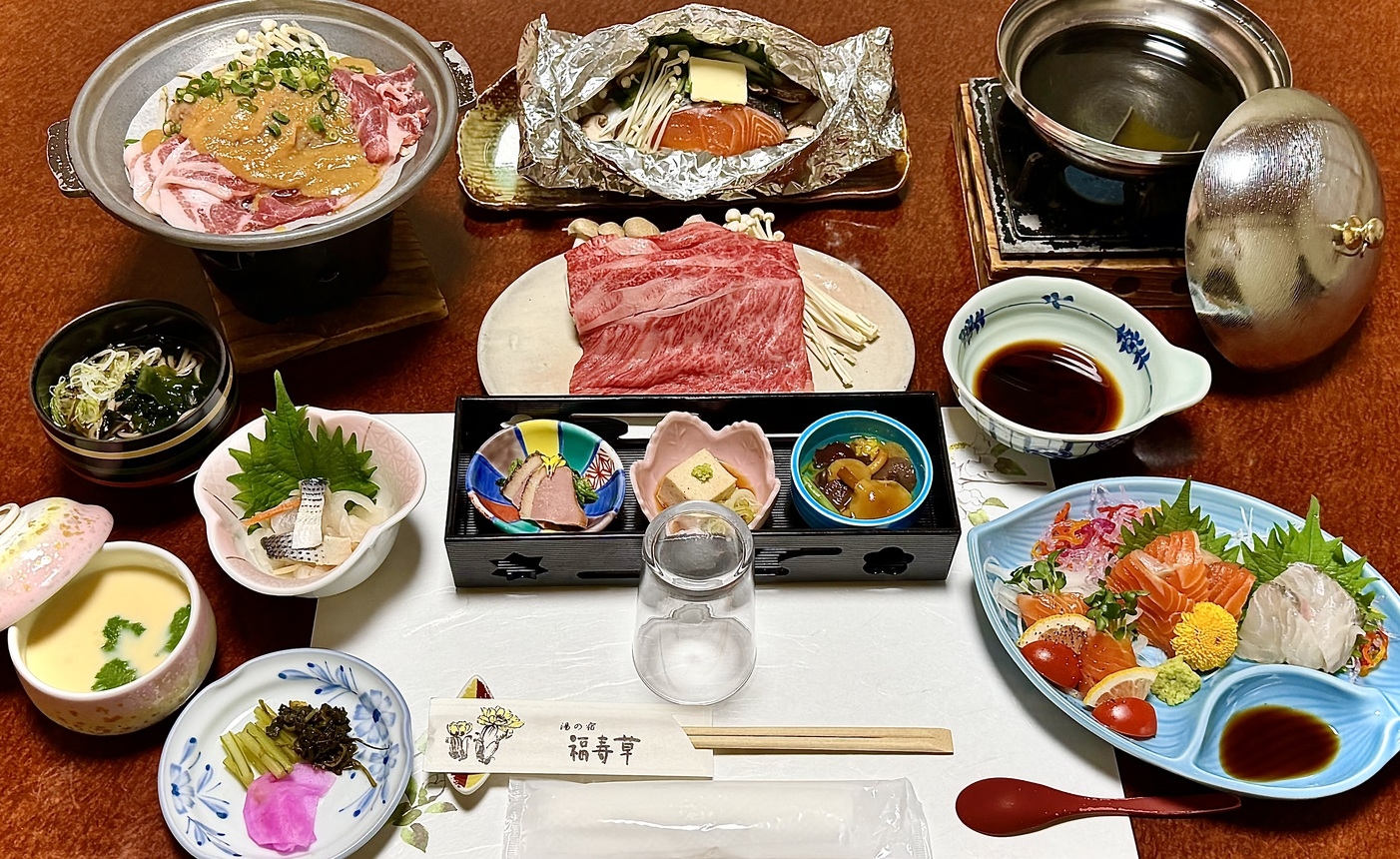 ◆◇【信州三大味覚】信州黒毛和牛しゃぶしゃぶ・信州みゆきポーク・信州サーモンで贅沢に… ◇◆
