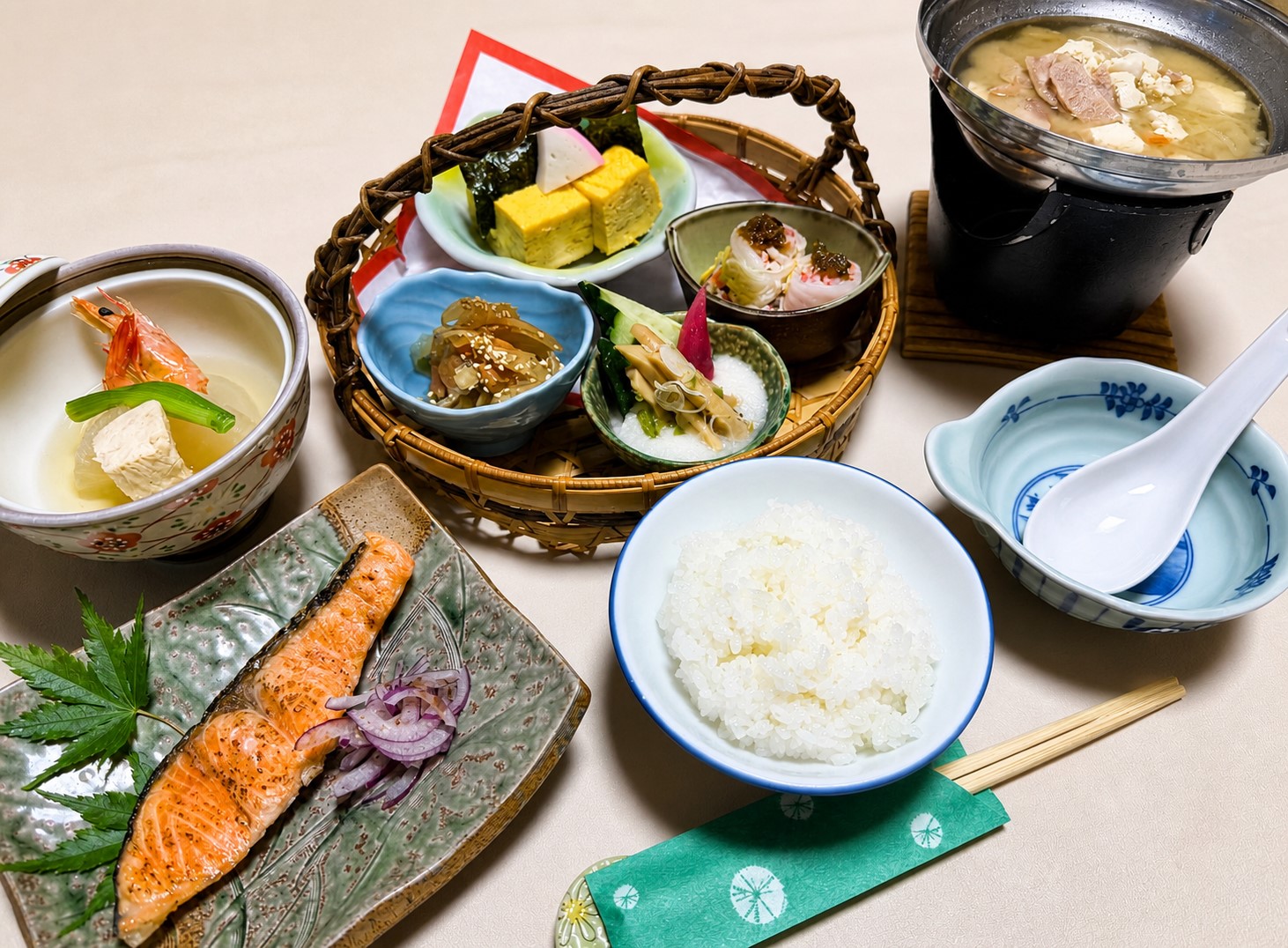 朝食一例