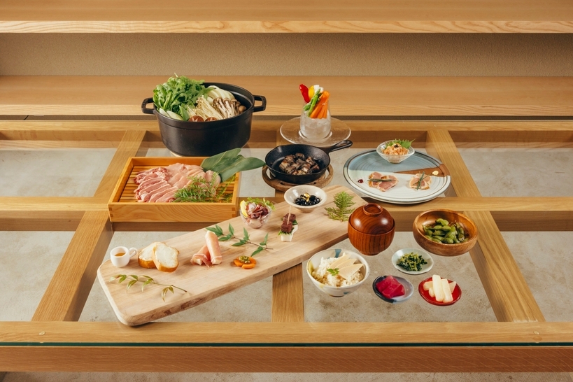 【春限定】メインは播州百日どりと春野菜のすき焼き【播州百日どりと筍コース】(朝夕食付)