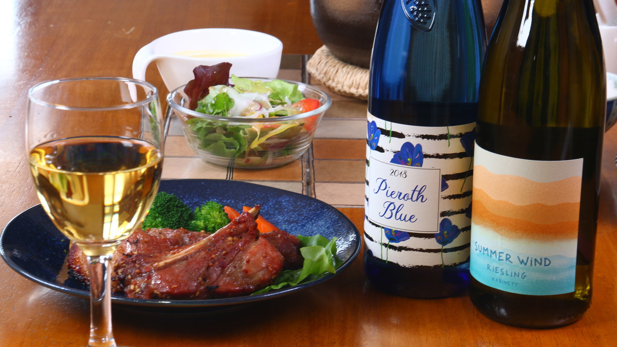 夕食-ワイン