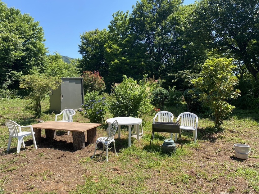 2024年５月OPEN  １組限定　雑木と宿根草のジブリ風ナチュラルガーデンの一棟貸切ヴィラ