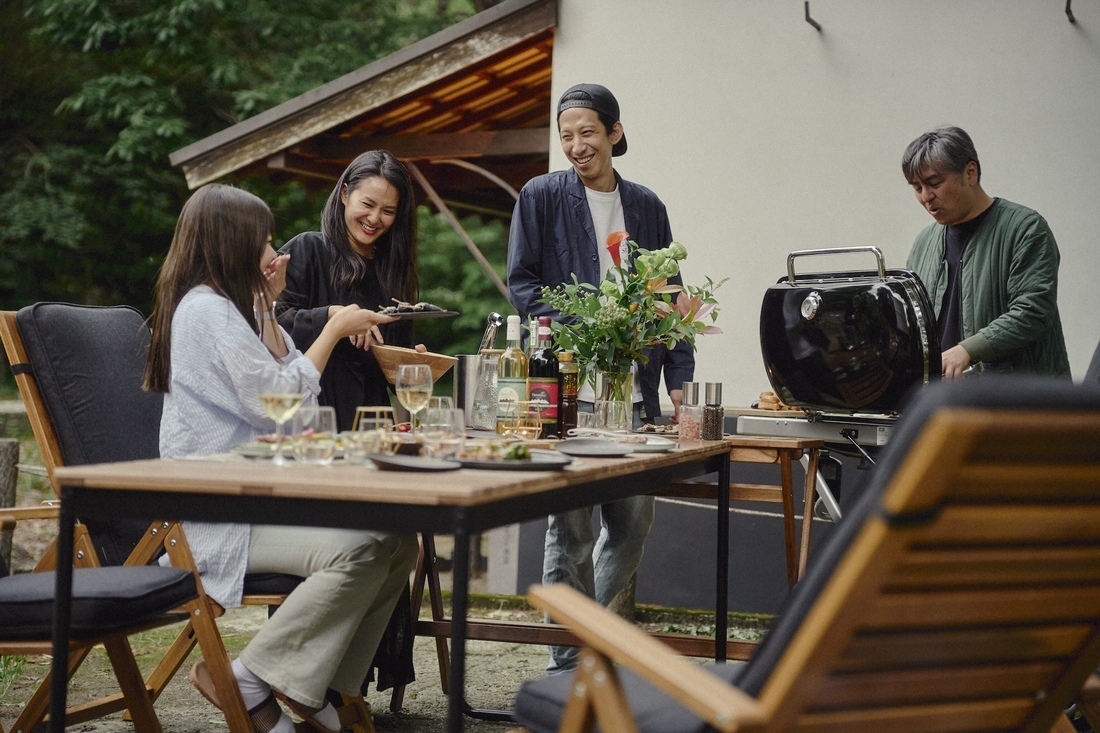 【夏季限定】緑に囲まれたお庭で楽しむBBQプラン(質庫・奥庫)　一棟貸し宿 テントサウナ可・焚き火可