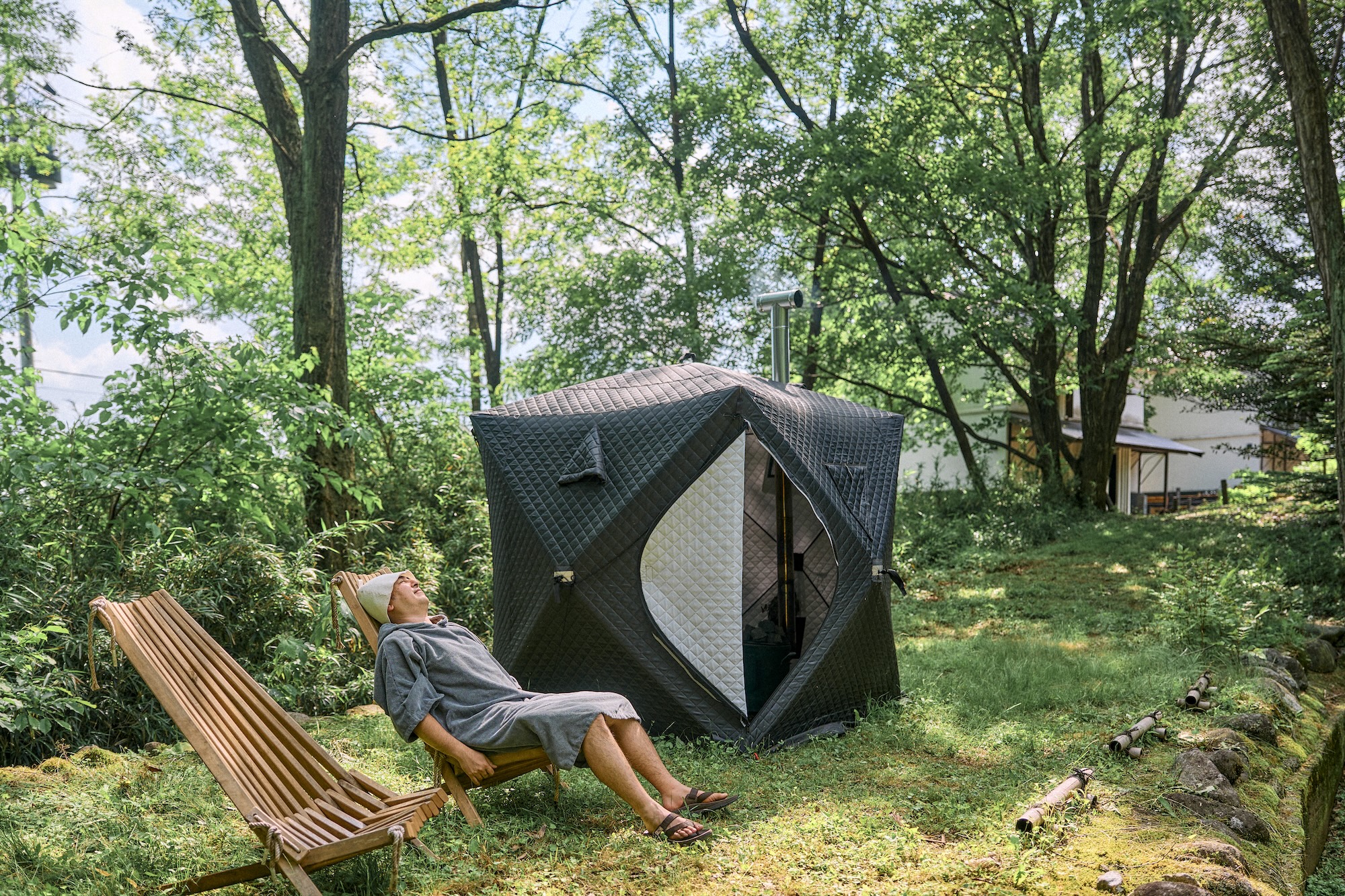 テントサウナ 　-質庫・奥庫-