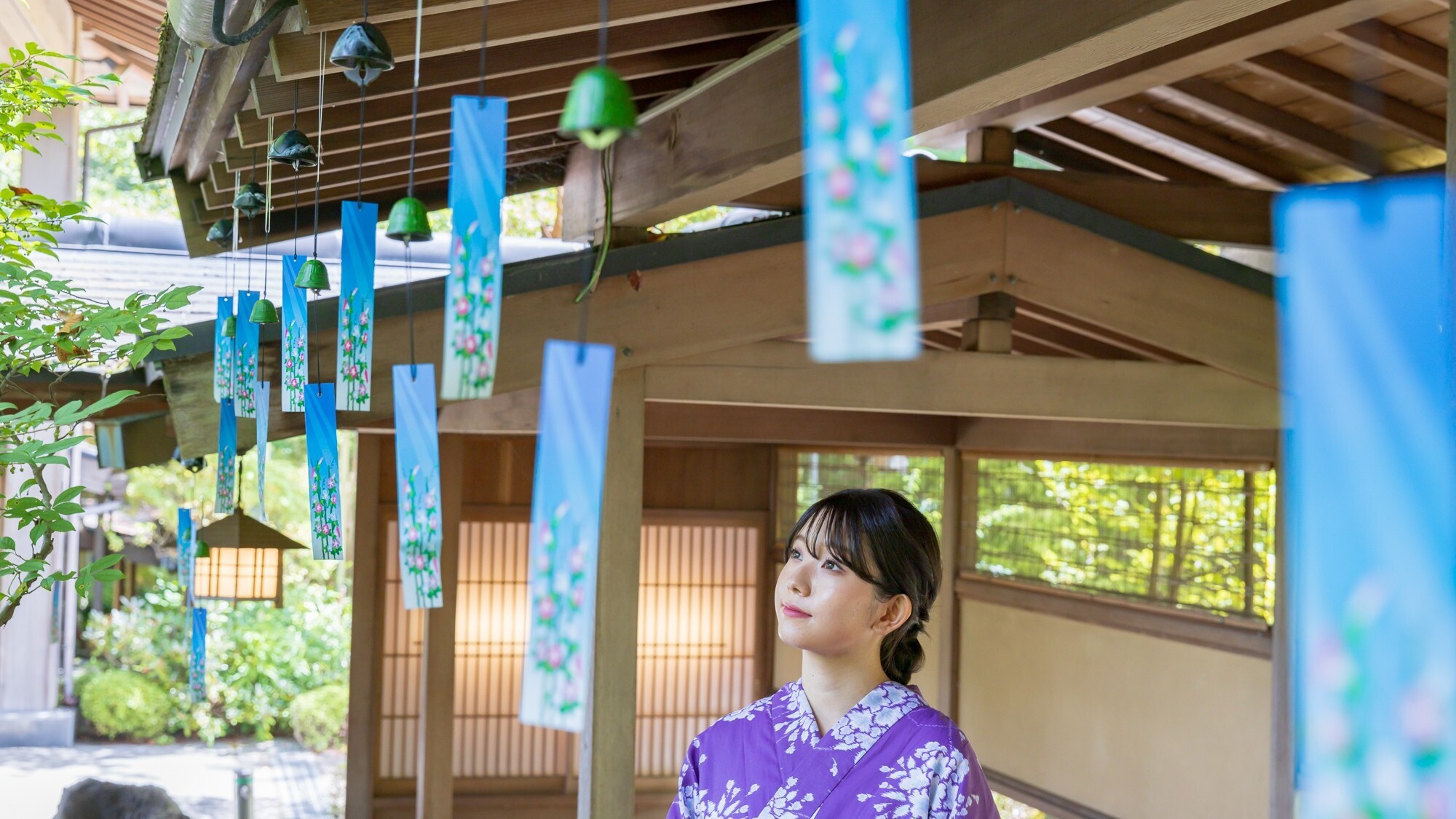 【日本の夏を満喫】色浴衣で日本庭園散策＆夜はカクテルとピアノ演奏を楽しむ大人の時間（2食付）