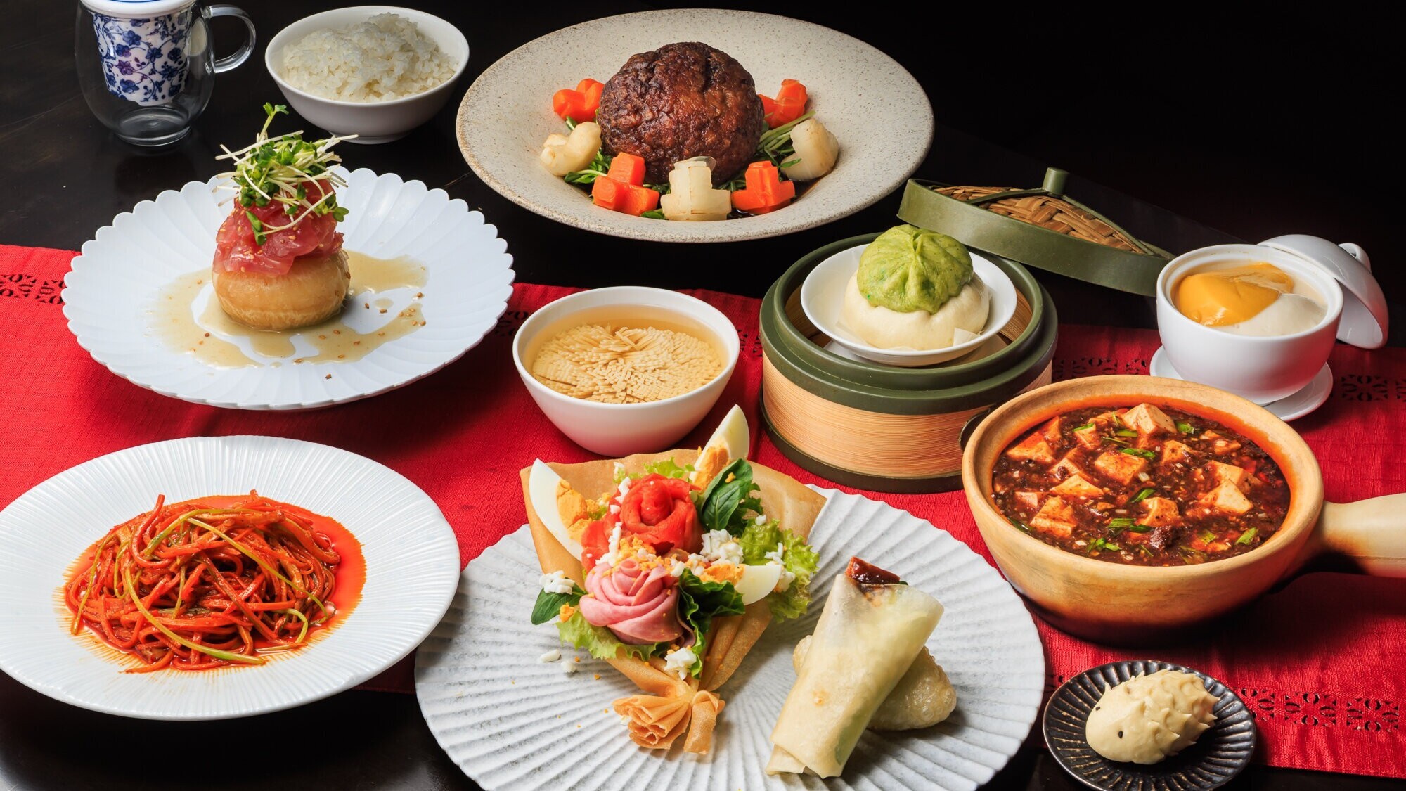 街へ出掛けてご夕食☆中華料理「四川龍都」ディナー＆タクシー送迎プラン