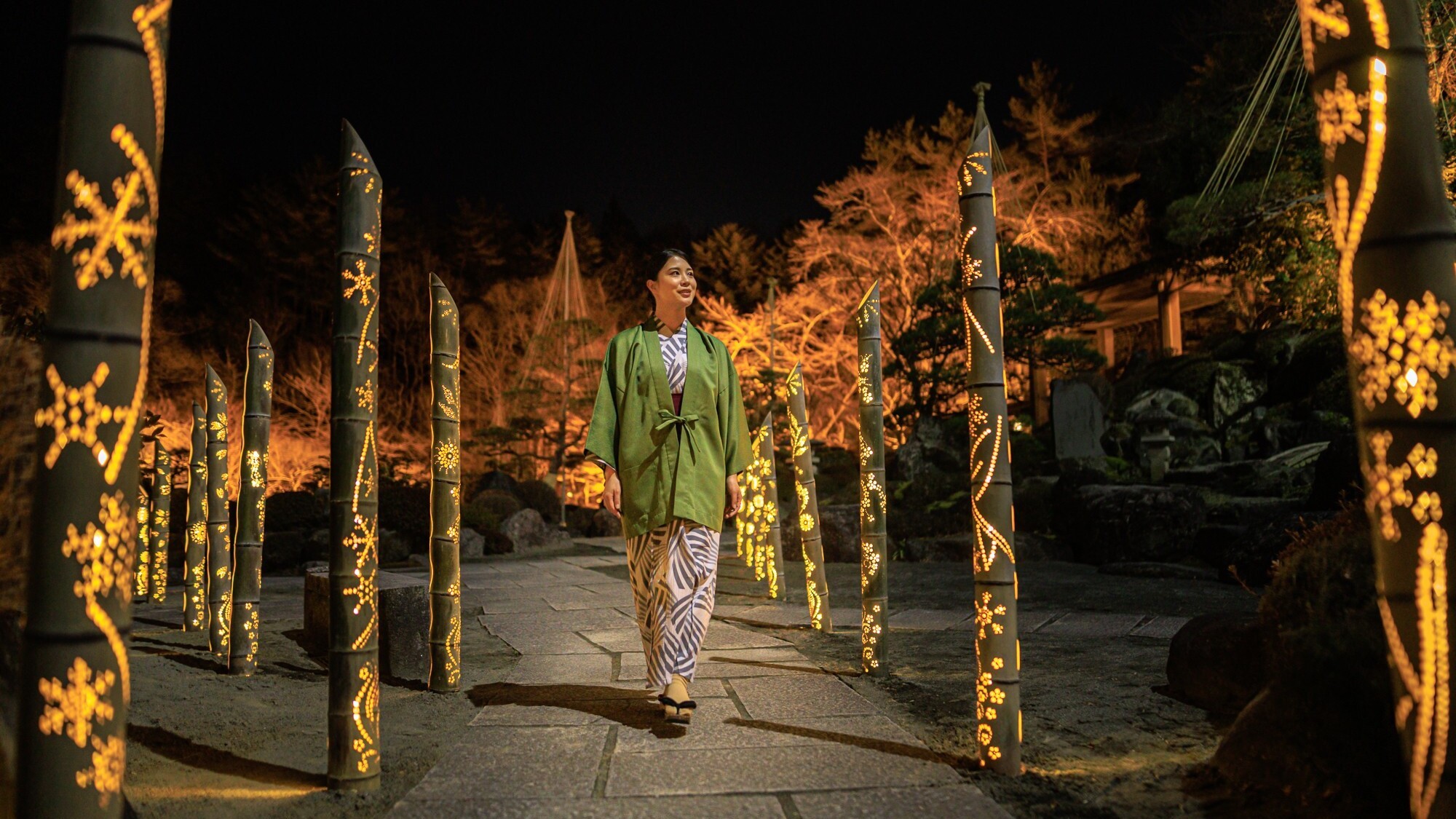 【冬】竹明かりの小径（12月～2月）