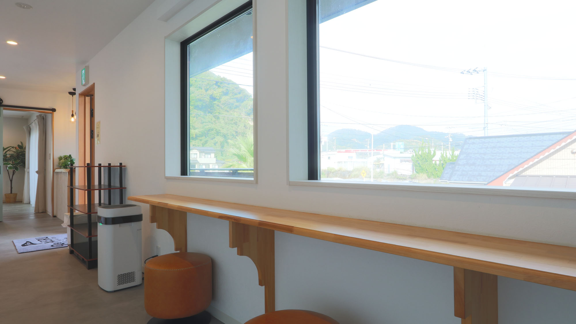 建物内はゆったりとしたつくり*