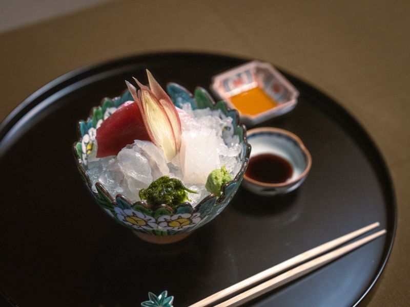 【早割60】夕朝2食付｜老舗料亭で、四季の懐石料理と丸子名物とろろ汁｜ご夕食：待月楼【フロント棟】