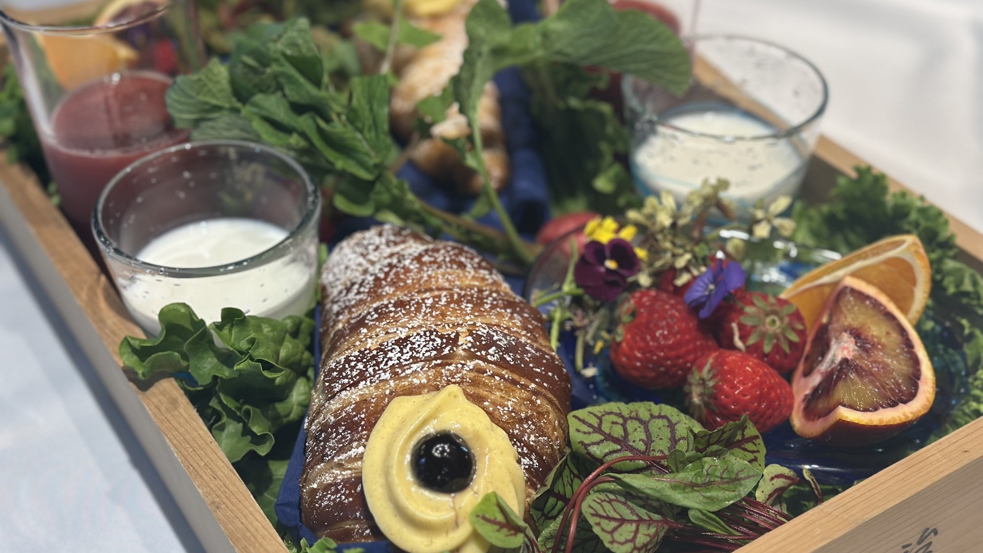 シンプルナポリな朝食一例