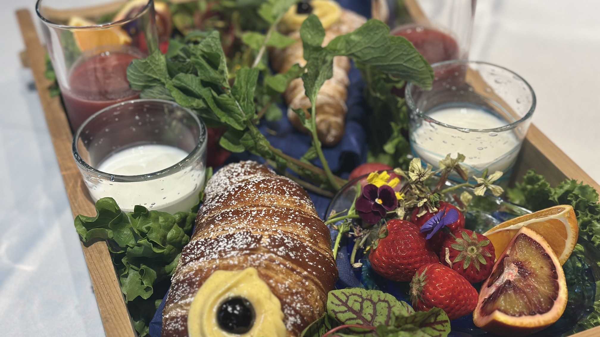 シンプルナポリな朝食一例