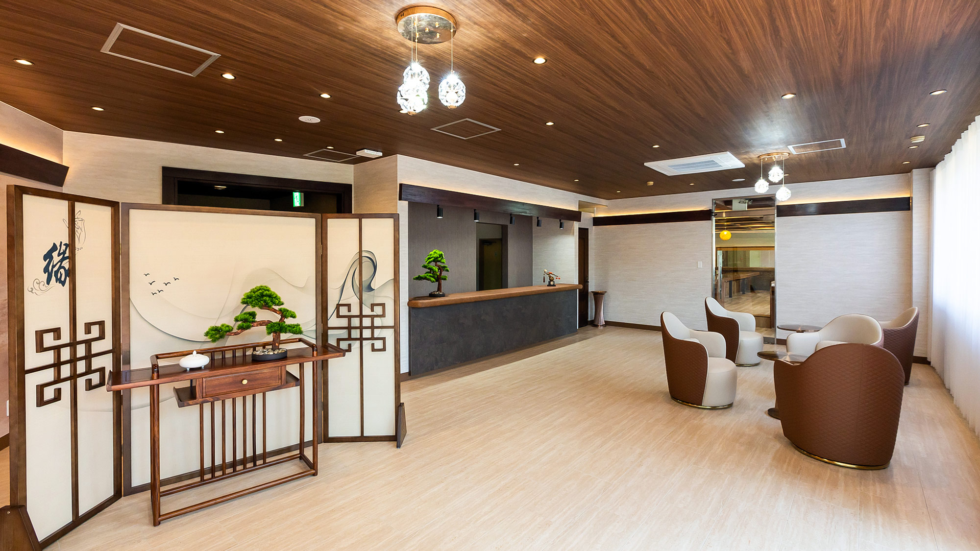 ・【ロビー・フロント】チェックイン・チェックアウトはこちらでお願いします