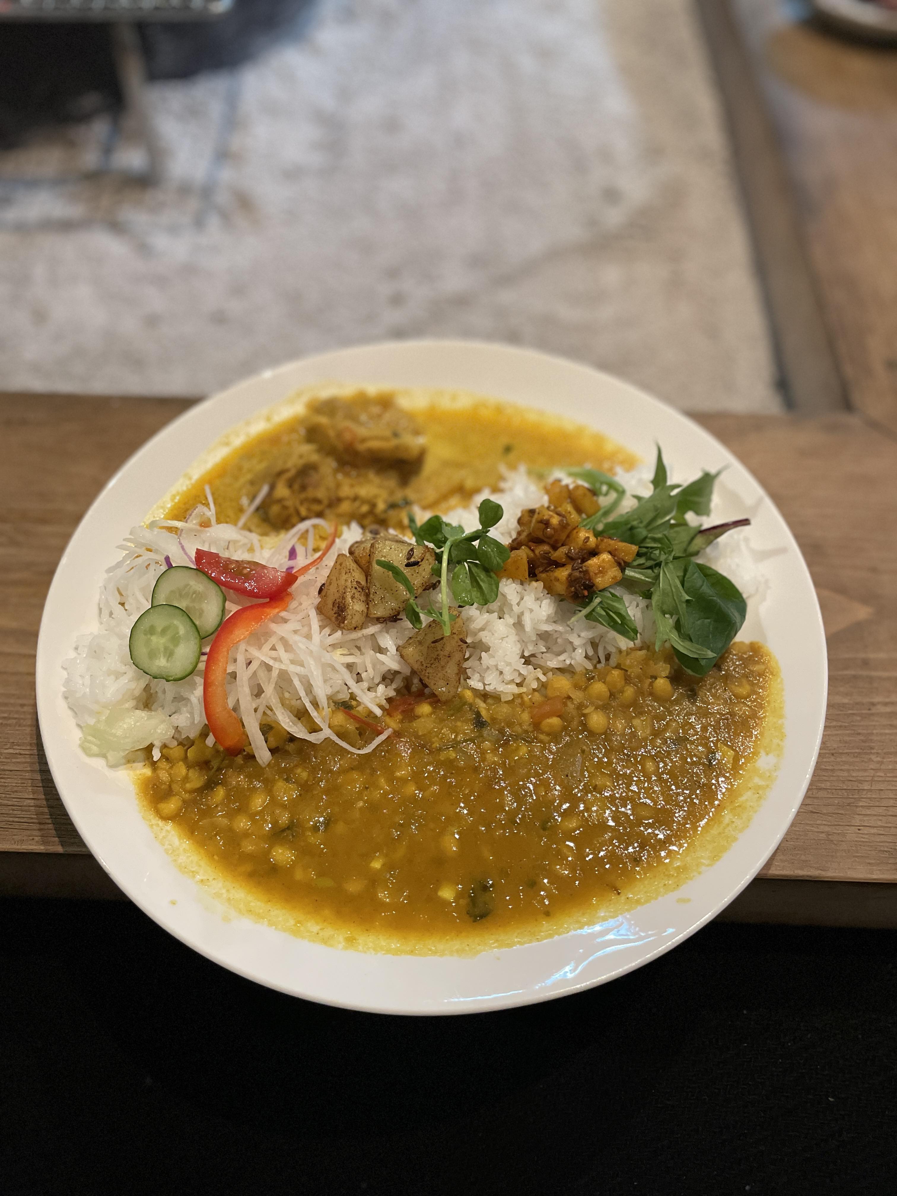 カレー2種盛り