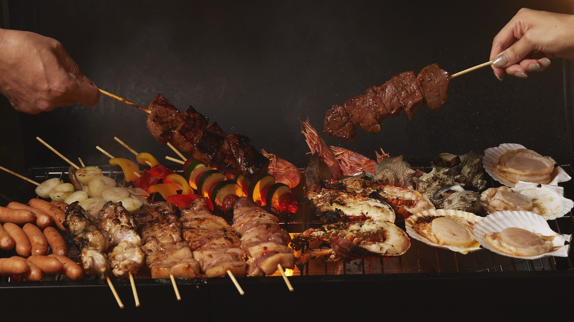 【プレミアムBBQ 〜特撰〜】＜夕朝食付＞プライベートガーデンで味わう極上の地場食材