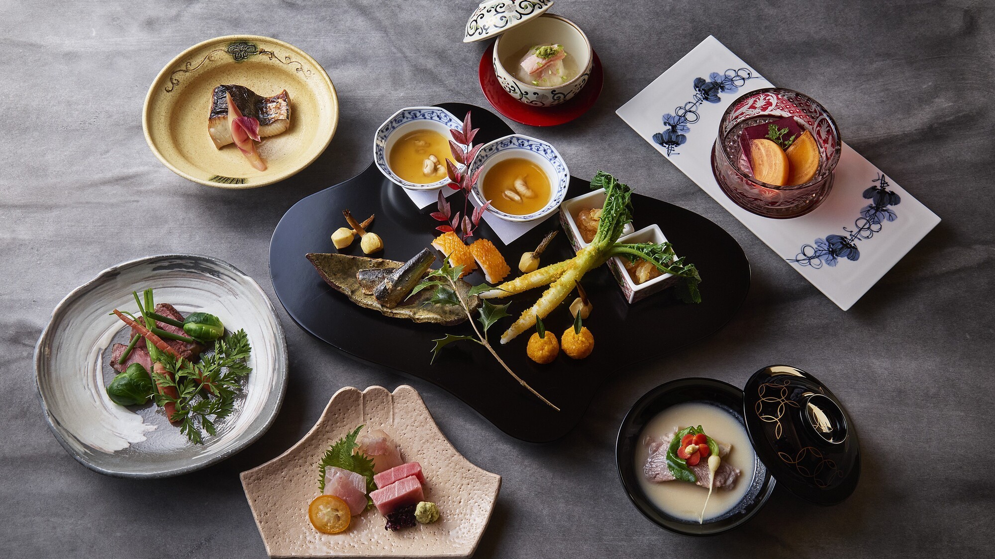 【夕食】冬メニューイメージ_料亭俵石