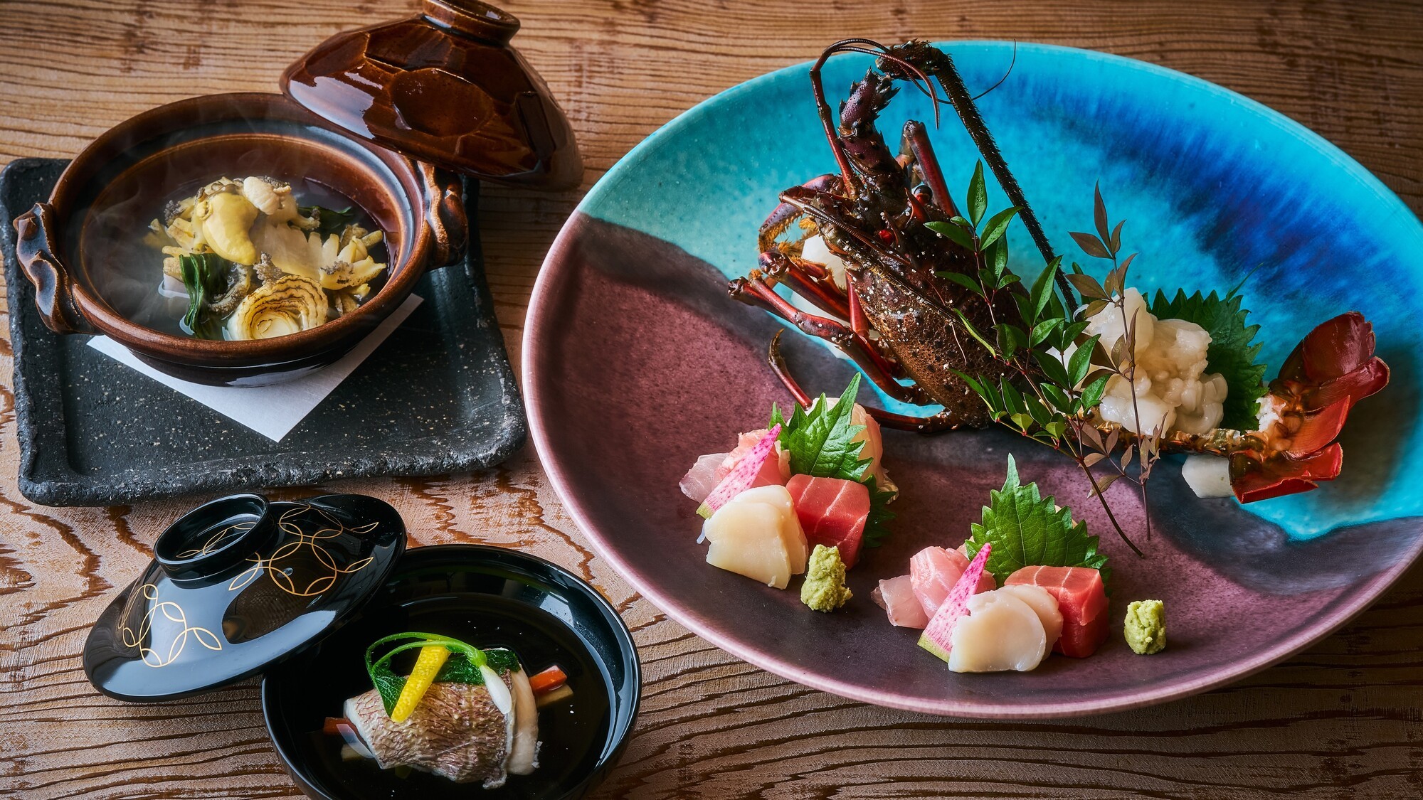 【夕食】新春の懐石イメージ_料亭 俵石