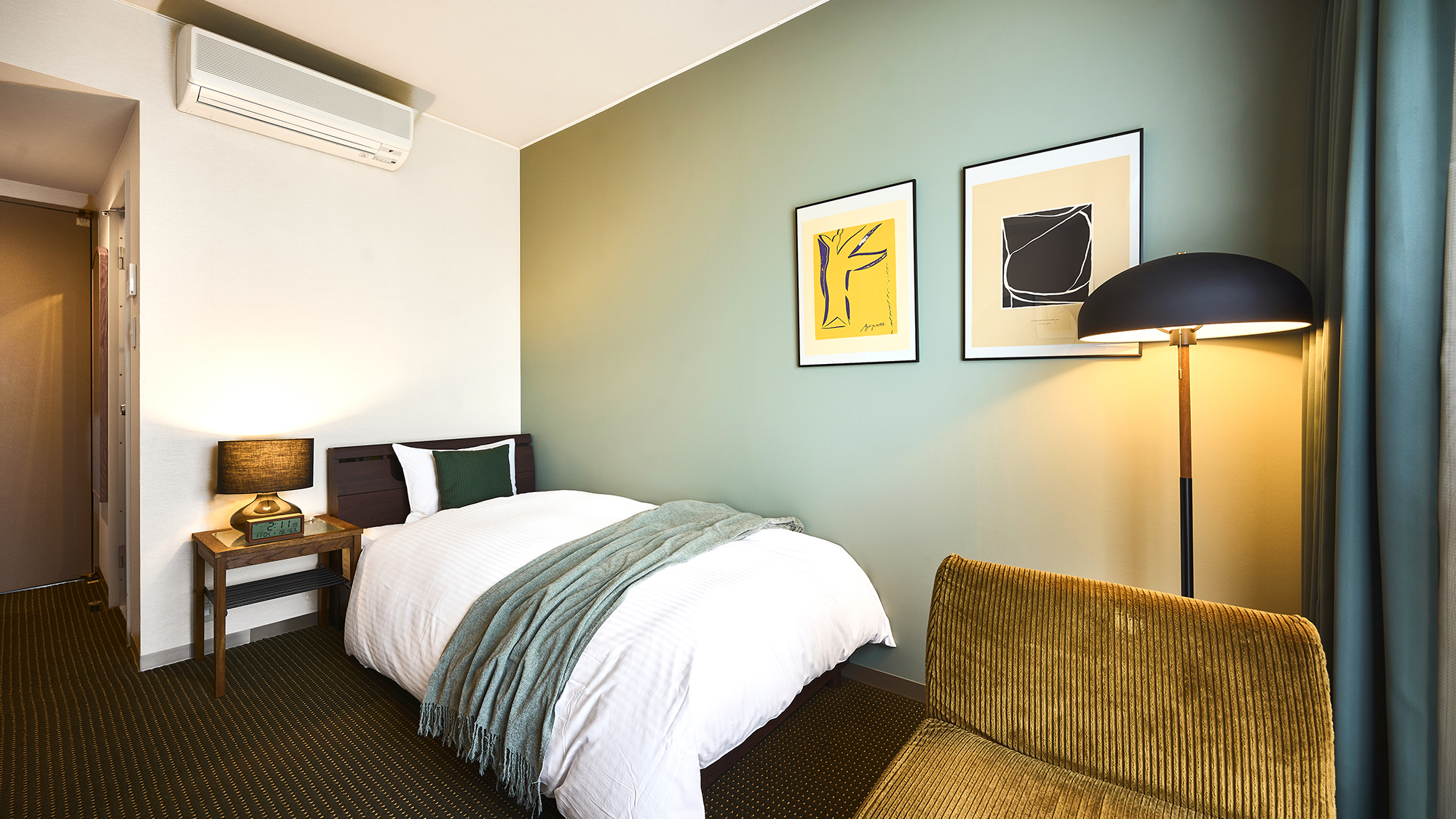 【シングル】心安らぐリゾートスタイルの空間です