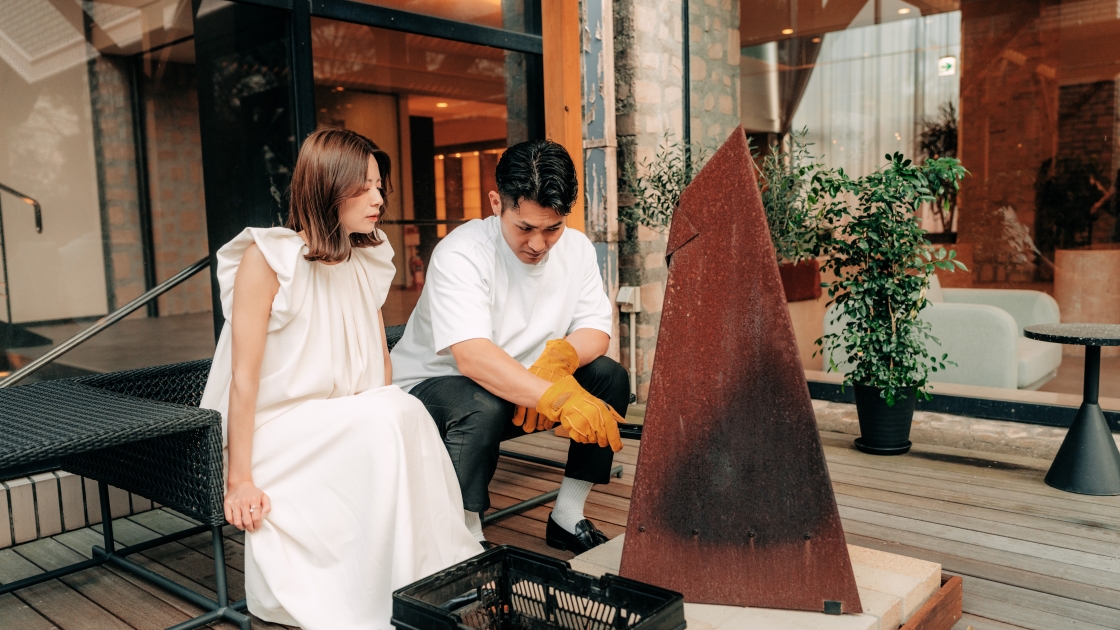 プライベート焚き火