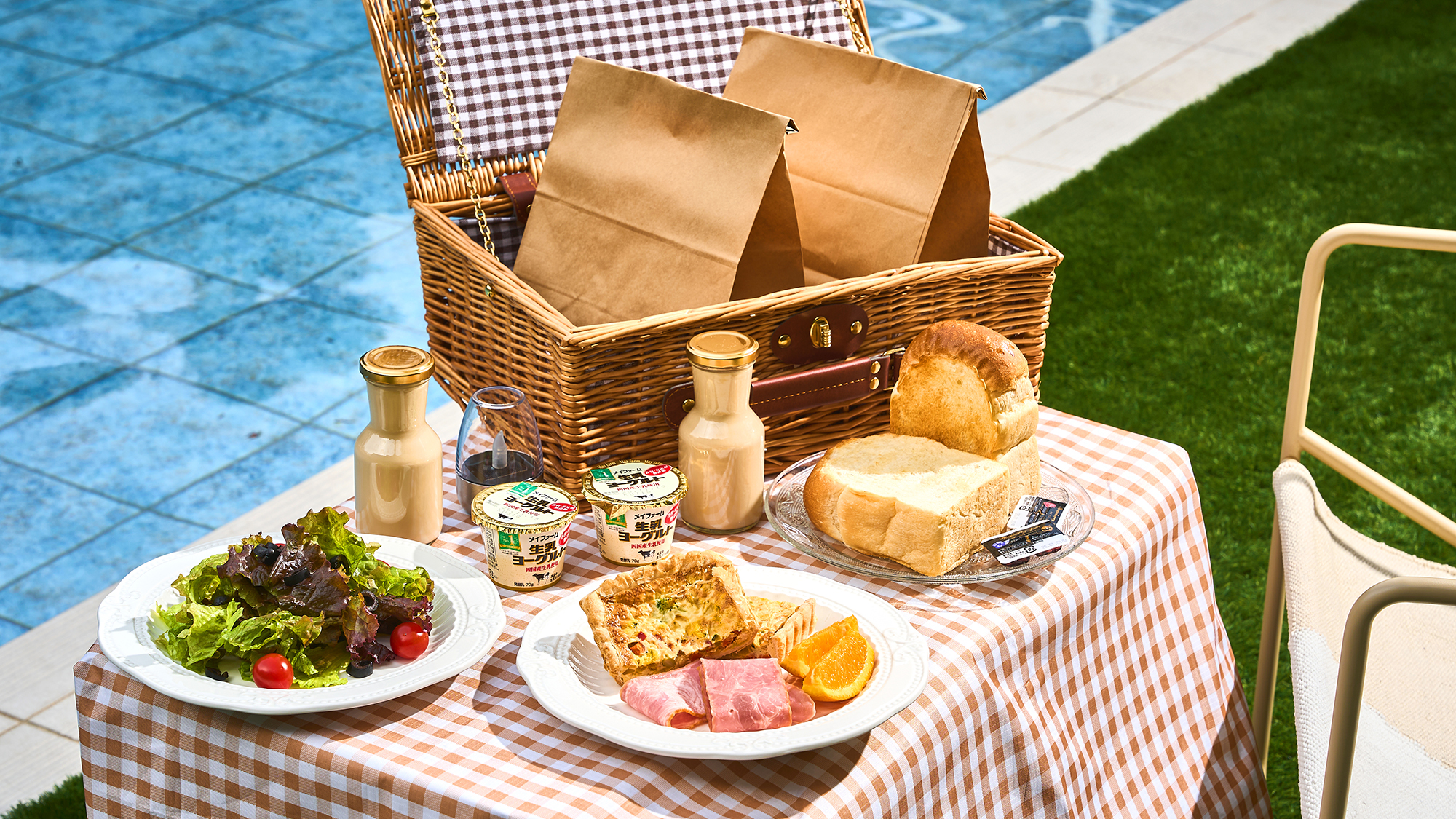 【ご朝食】ピクニック気分で味わう、当館ならではのパンモーニング