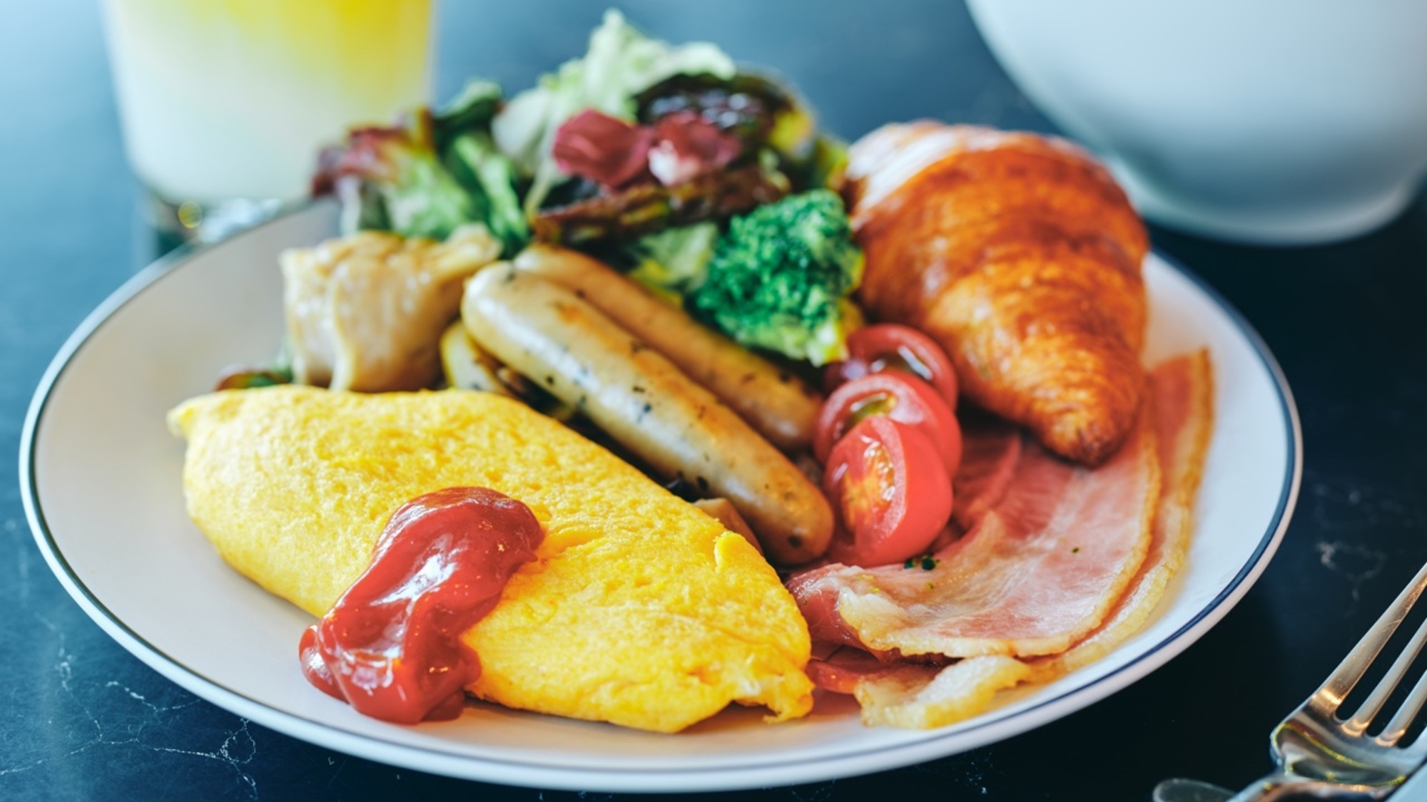 朝食ビュッフェ