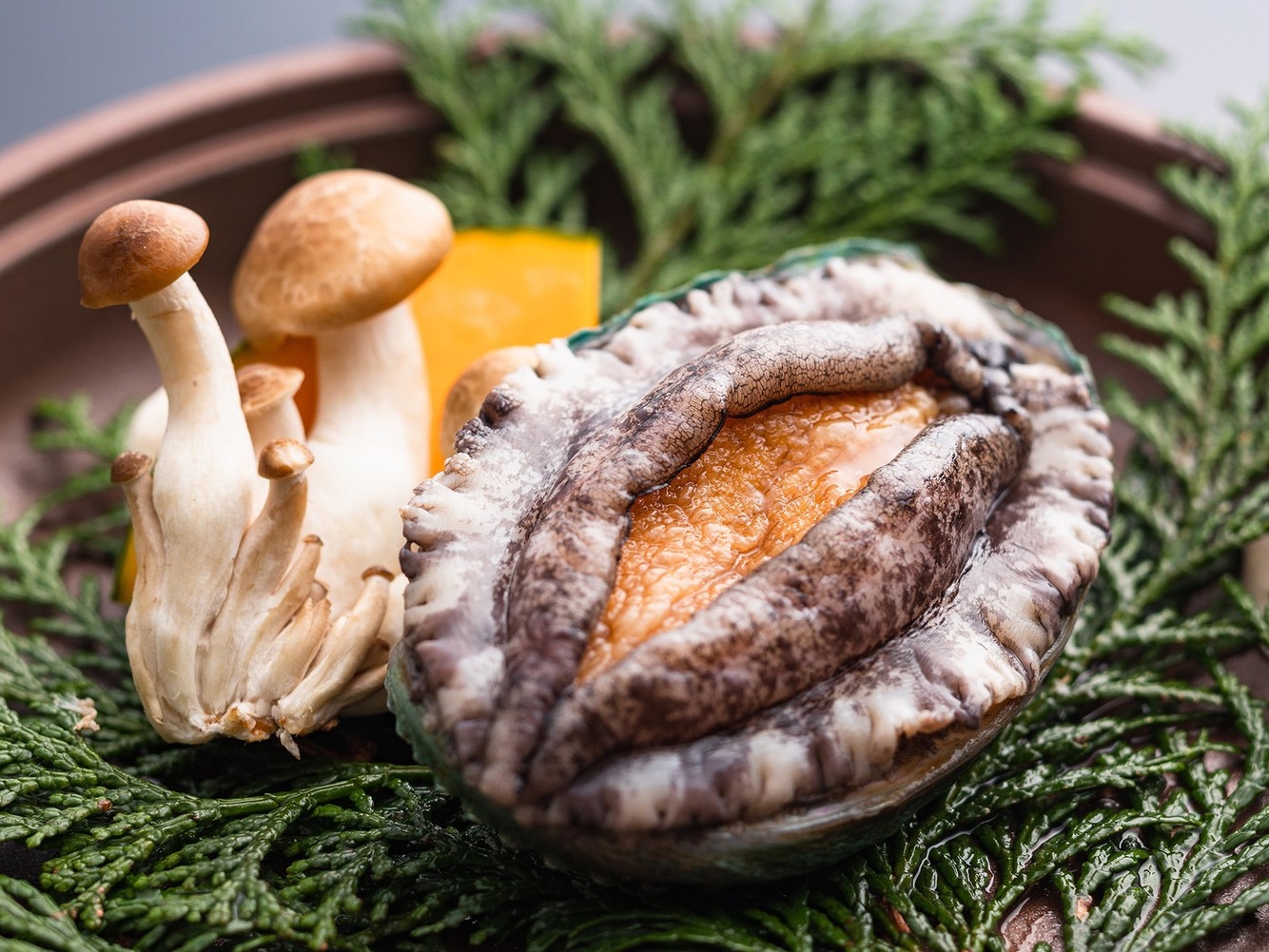 よくばりかにちりコース（蟹×１．５杯＋アワビ陶板焼き）／〜蟹と鮑の饗宴〜