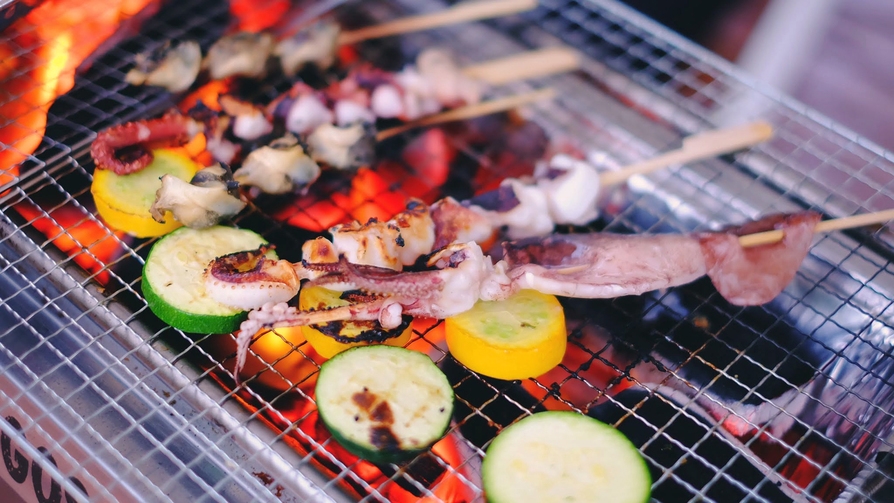 【BBQ★プレミアム】お肉と食材を豪華に！西粟倉村で楽しむ手ぶらでBBQ＜2食付＞
