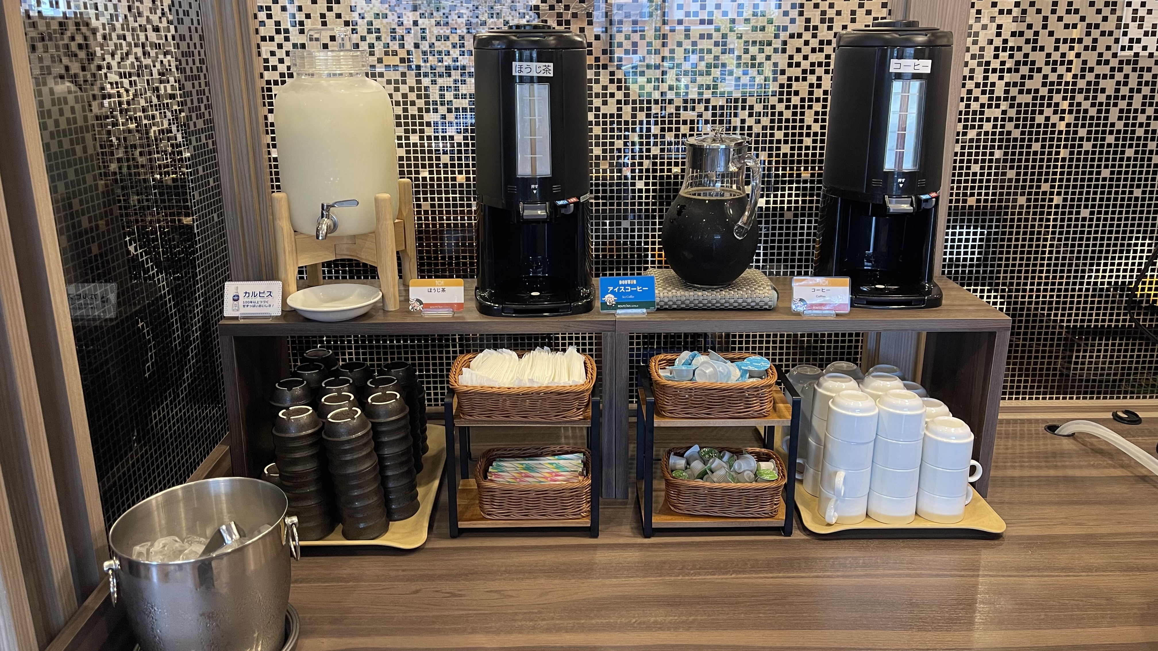 【朝食】ドリンクコーナー