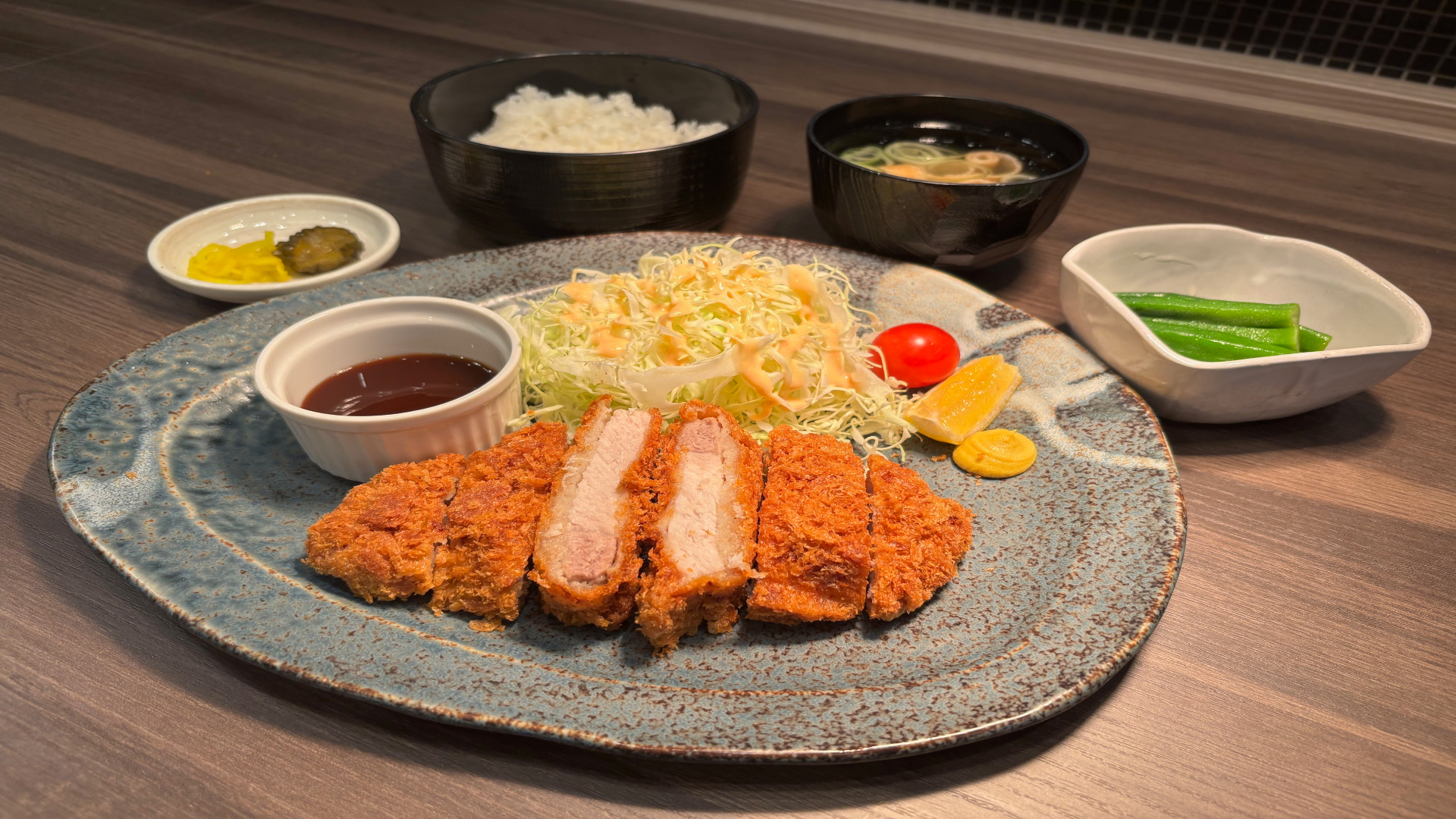 【夕食】とんかつ定食