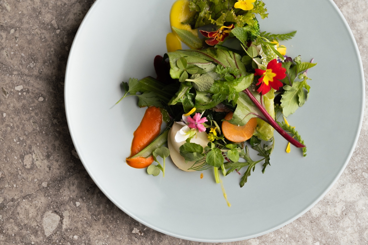 【スペシャリテ】信州風土の恵、命の一皿　フレンチコース　1泊2食