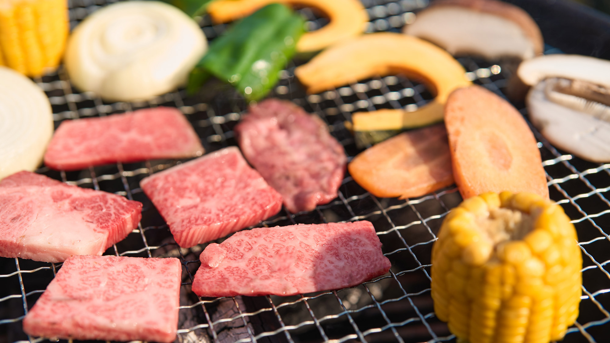 外でのBBQ
