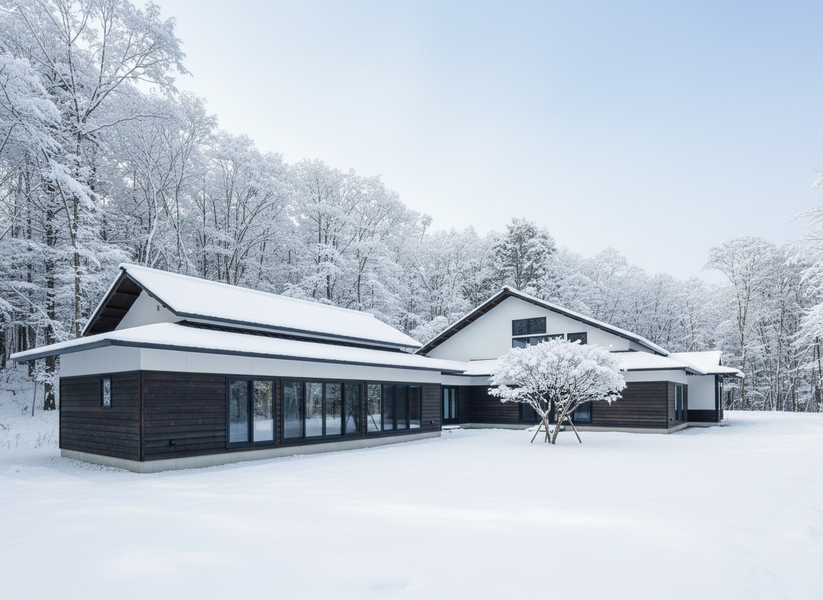 静寂に包まれた冬の時期。夜は満天の星空をお楽しみください。