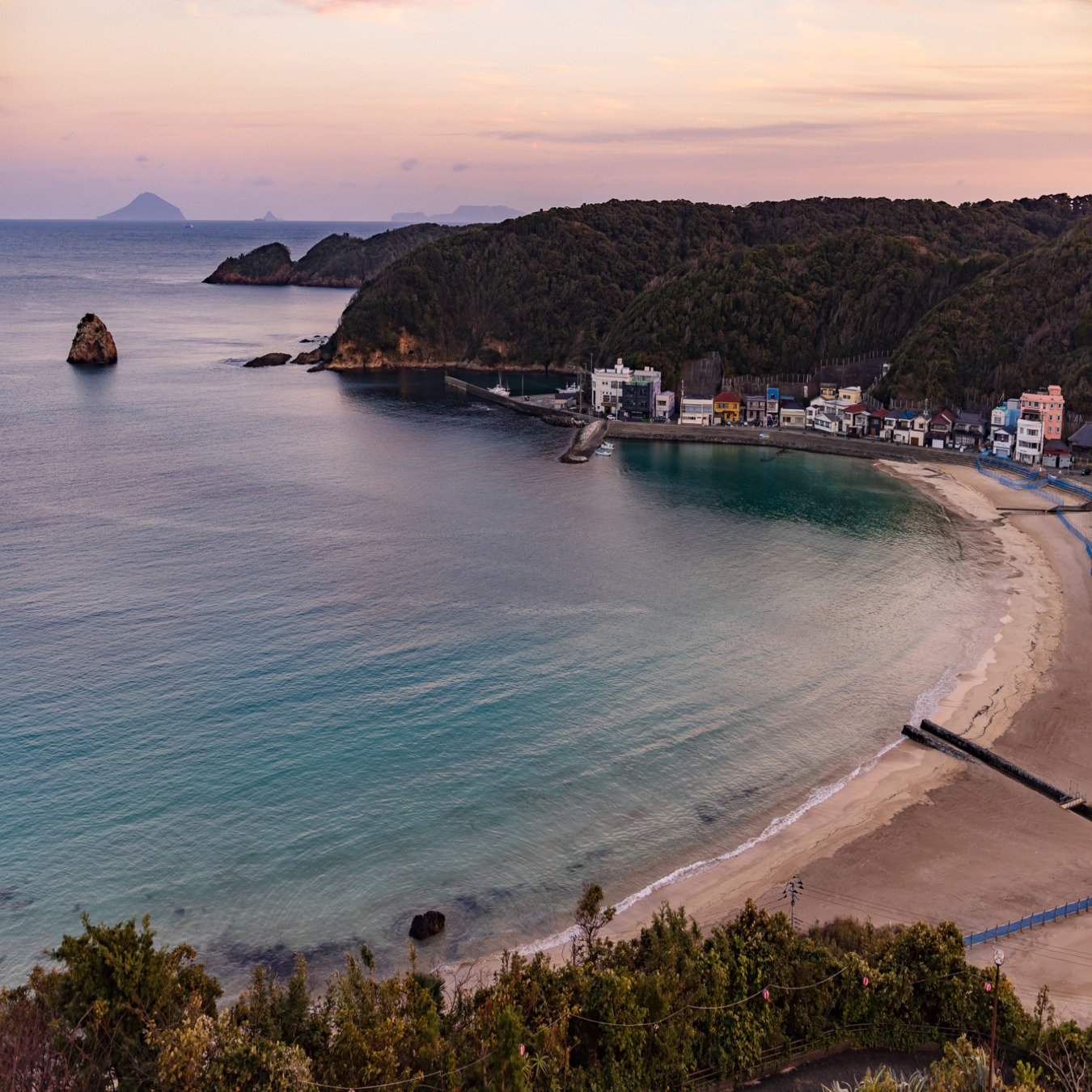 ホテルからの外浦海岸