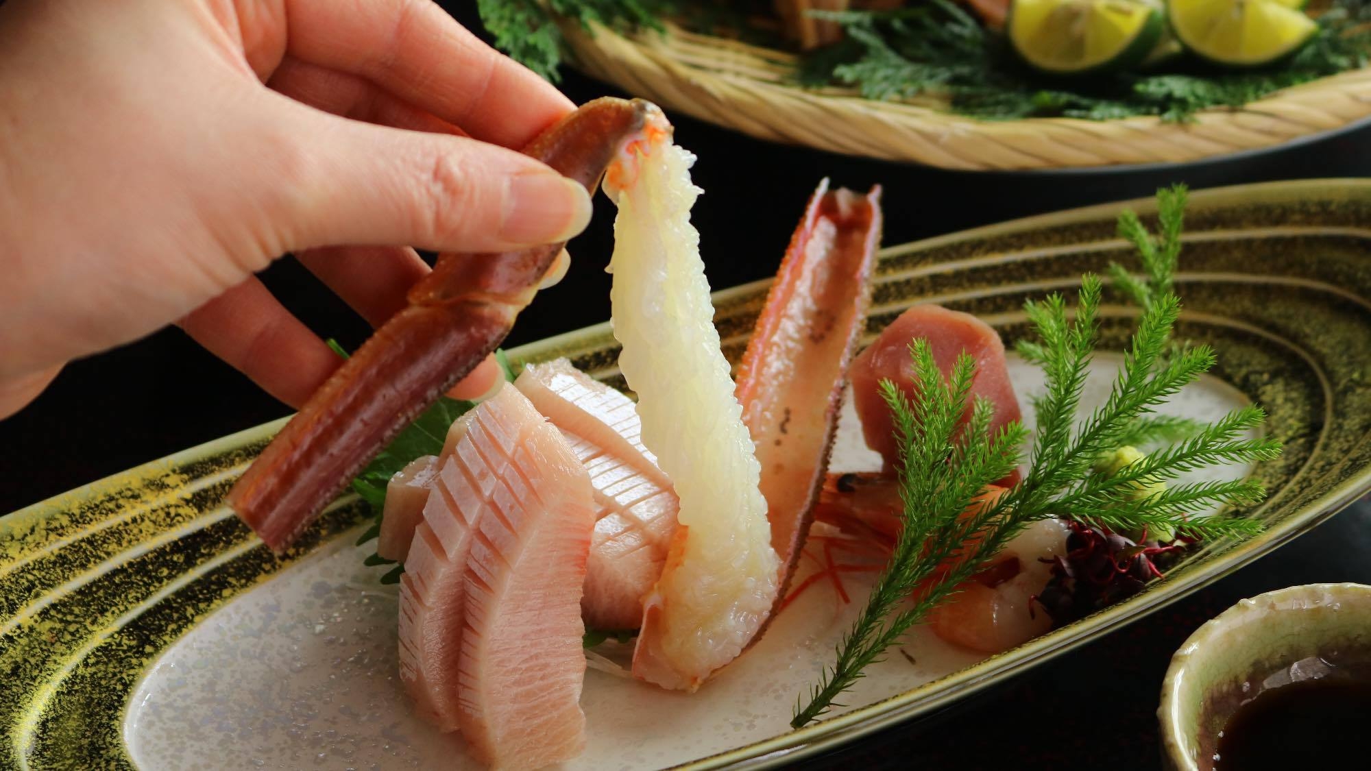 【間人ガニプチフルコース】活間人ガニ1杯。沢山は食べられないけど美味しい蟹が食べたい方｜極コース適量