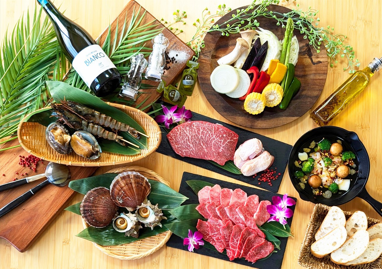 【天然露天温泉付き】食べ比べプレミアムBBQコース〜絶品の紀州和華牛をBBQで堪能