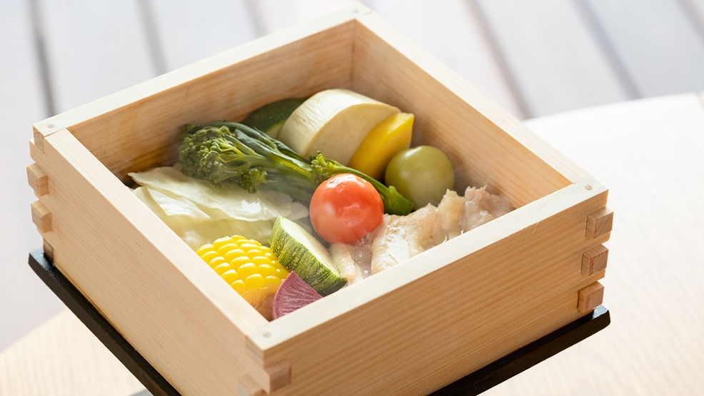 「信州プレミアム牛せいろ蒸しプラン」【夕朝食】