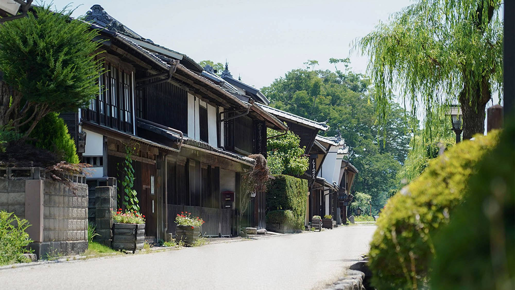 ・【海野宿】「日本の道百選」や「重要伝統的建造物群保存地区」に選定されています
