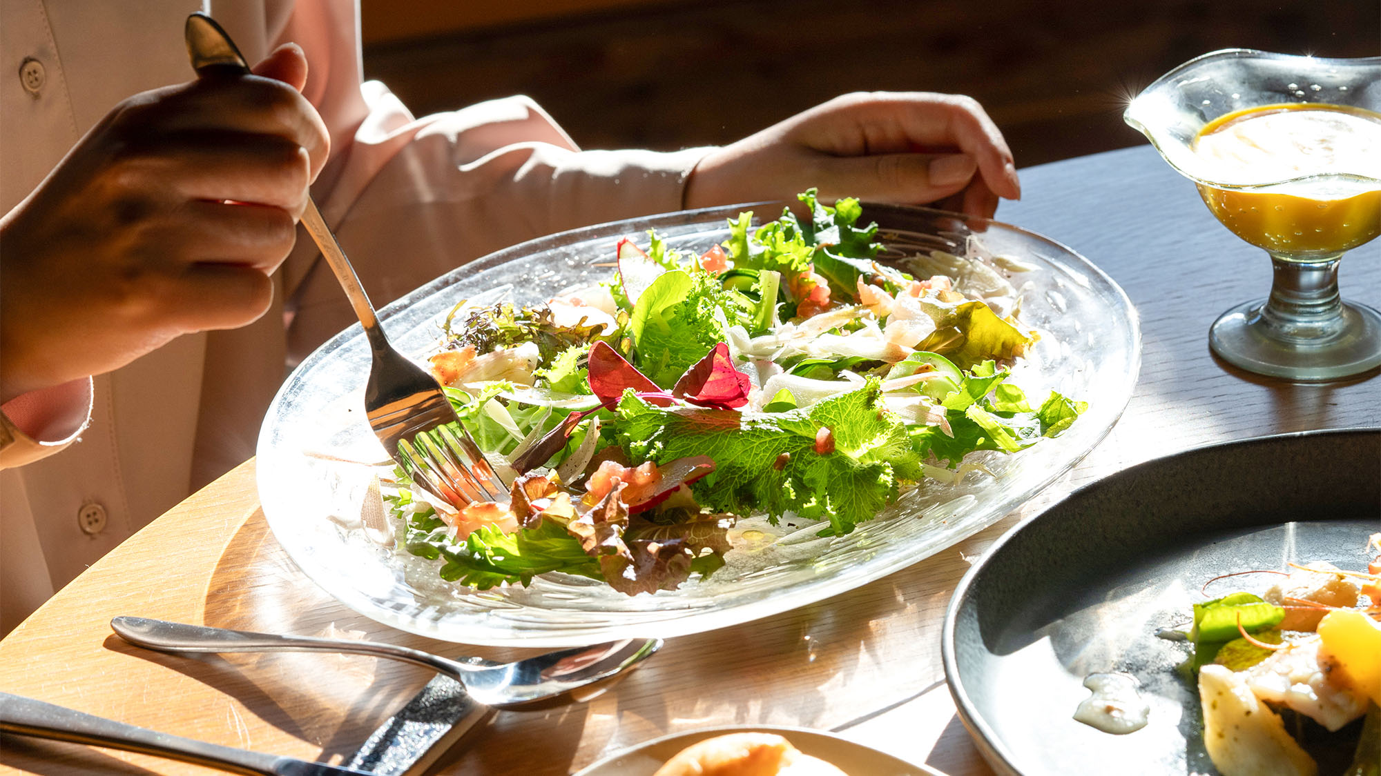 ・【ご夕食一例】野菜の美味しさを引き立てたフレンチを存分にご堪能ください