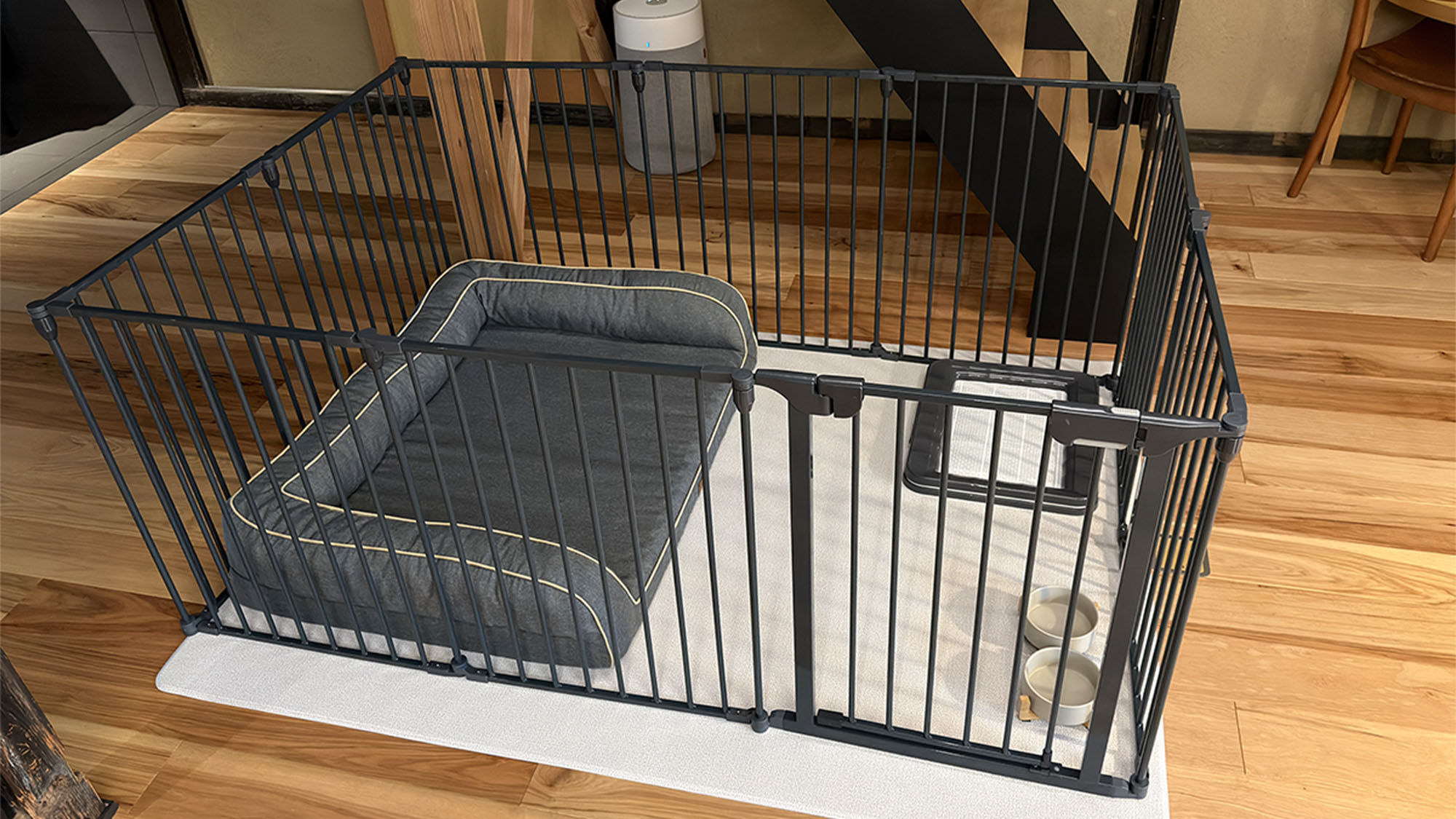 ・【ペットサークル】ご滞在中も、ふかふかクッションベッドで居心地のよさを