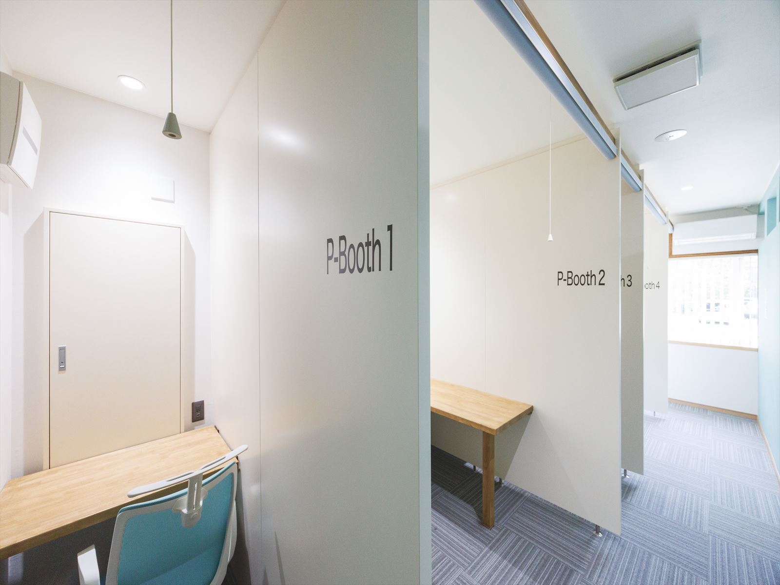 個人ブース2部屋