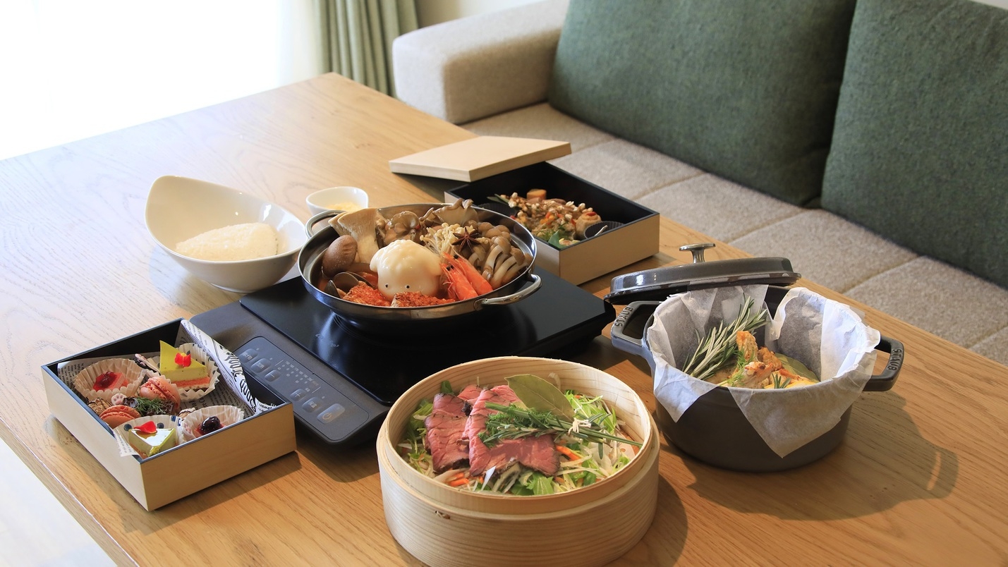 【20％OFF】【楽天スーパーSALE】初めての旅行デビューにピッタリ！＜☆基本鍋会席／お部屋食＞