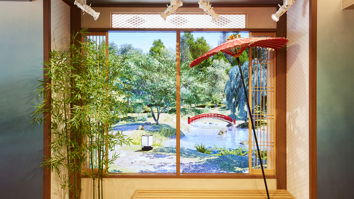 日本の四季を映し出すプロジェクションマッピング〜夏〜