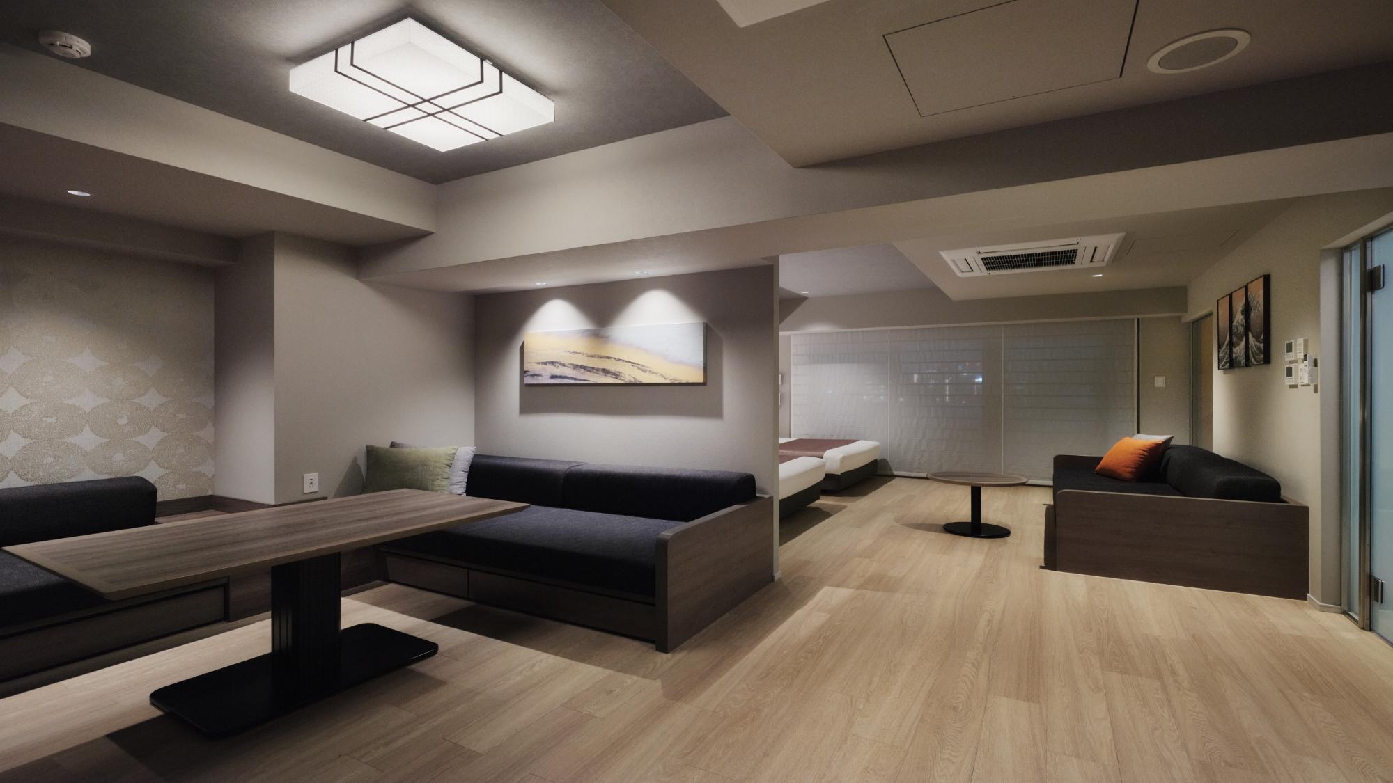 プレミアムサウナスイート バルコニー付き