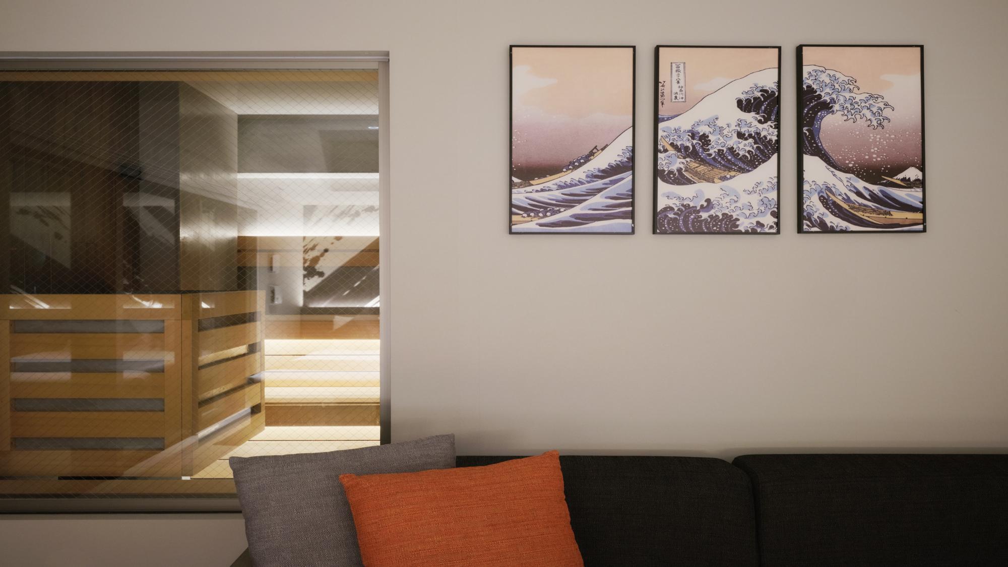 プレミアムサウナスイート バルコニー付き